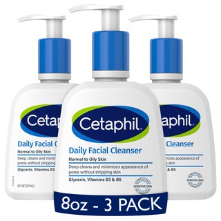 Foto 1 | Limpiador Facial Diario Face Wash Cetaphil, 240 Ml, Paquete De 3 - Venta Internacional.
