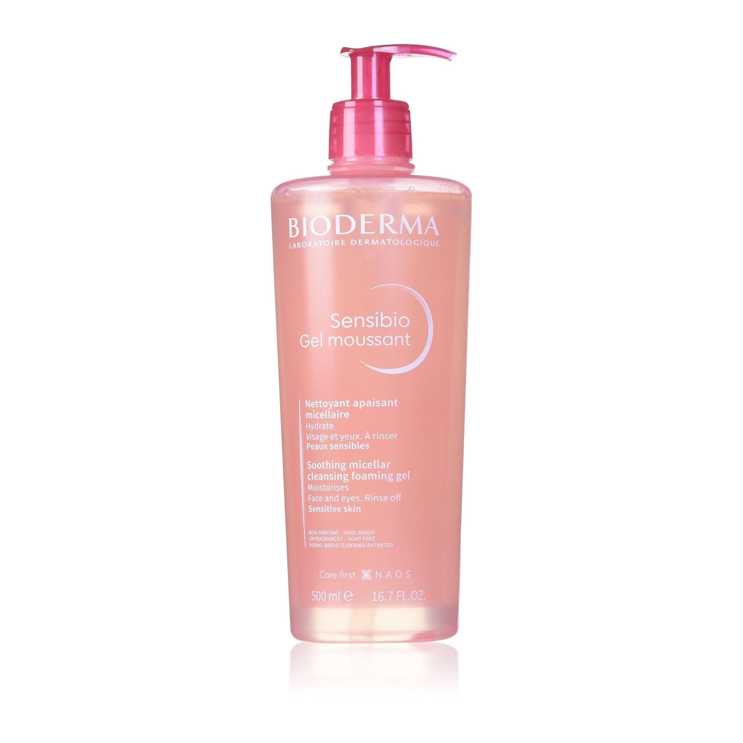 Gel Limpiador Bioderma Sensibio Para Pieles Sensibles 500ml - Venta Internacional.