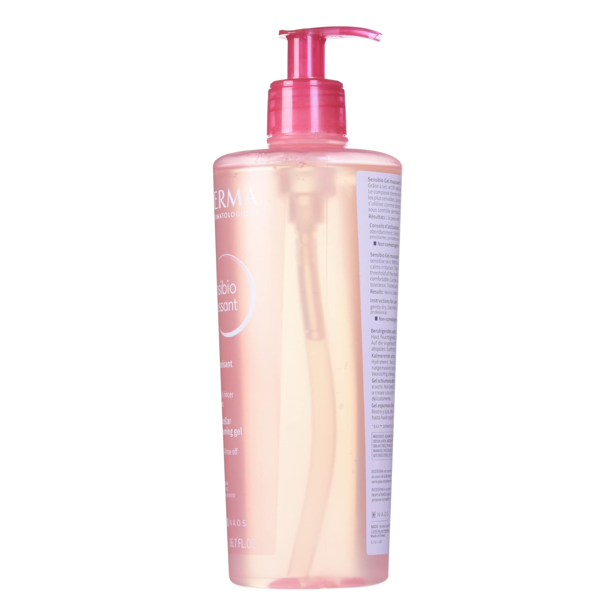 Foto 3 | Gel Limpiador Bioderma Sensibio Para Pieles Sensibles 500ml - Venta Internacional.