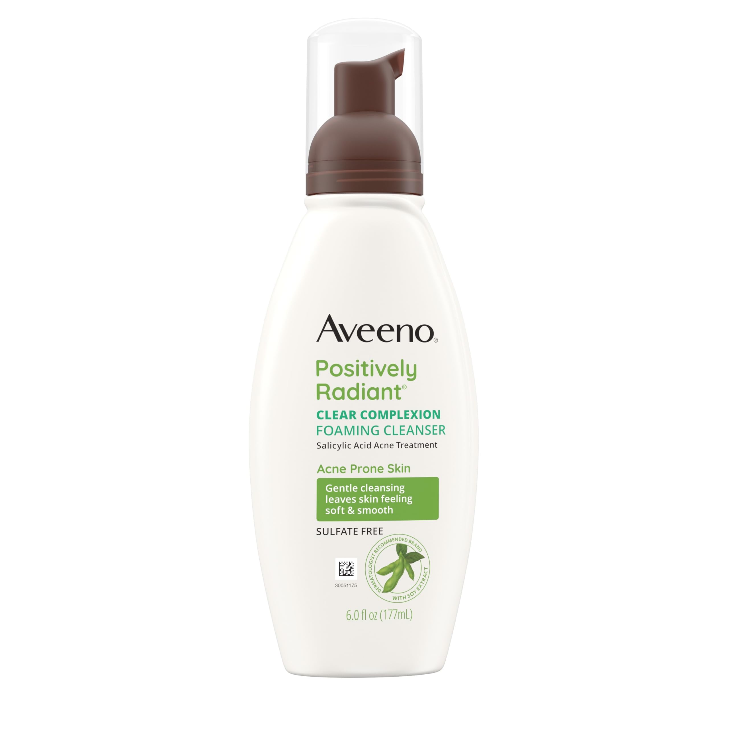 Foto 2 pulgar | Limpiador Facial Aveeno Clear Complexion Con Extracto De Soja 180 Ml - Venta Internacional.