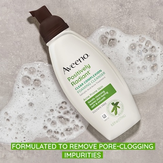 Foto 4 | Limpiador Facial Aveeno Clear Complexion Con Extracto De Soja 180 Ml - Venta Internacional.