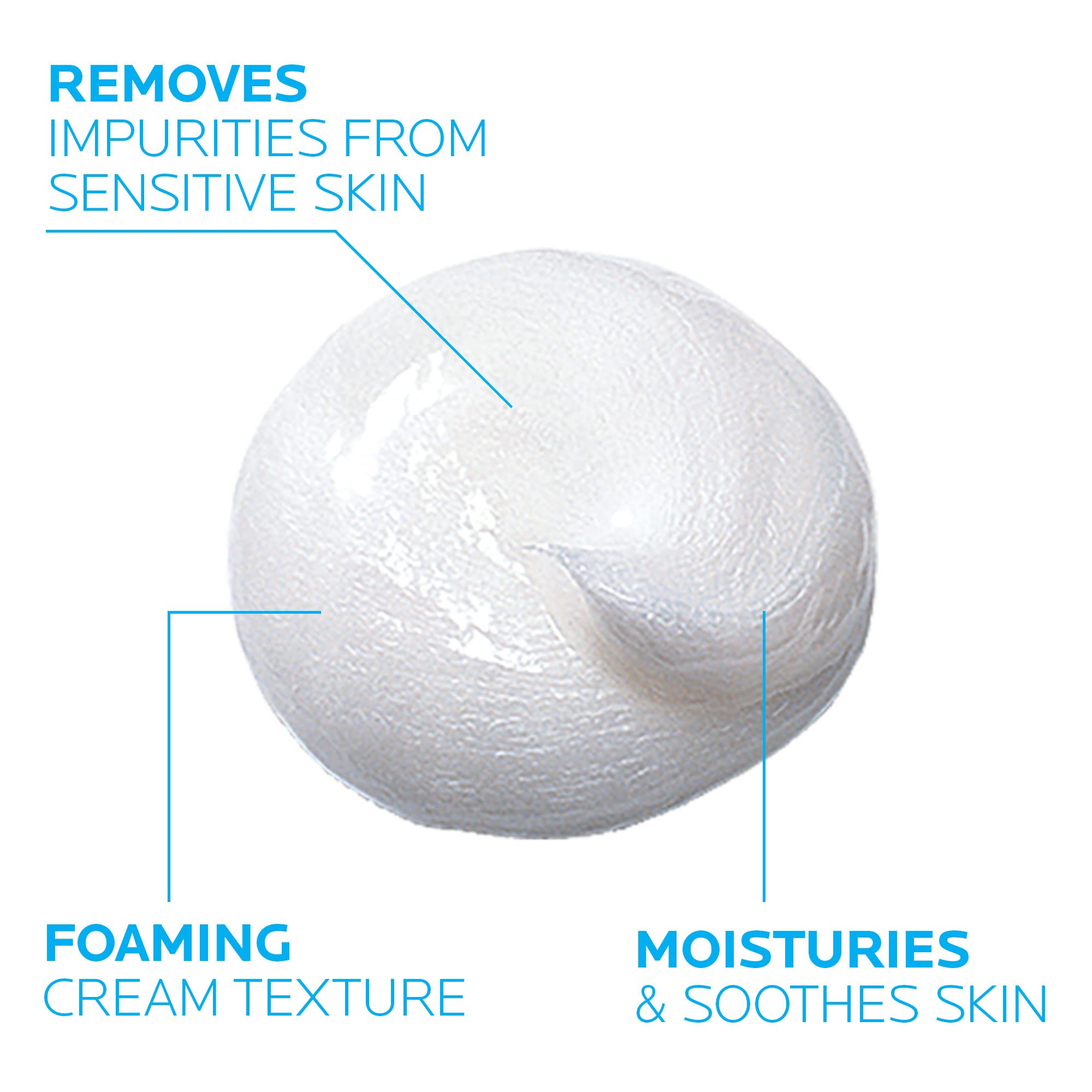 Foto 2 | Crema Espumosa Purificante Cleanser La Roche-posay Toleriane - Venta Internacional.