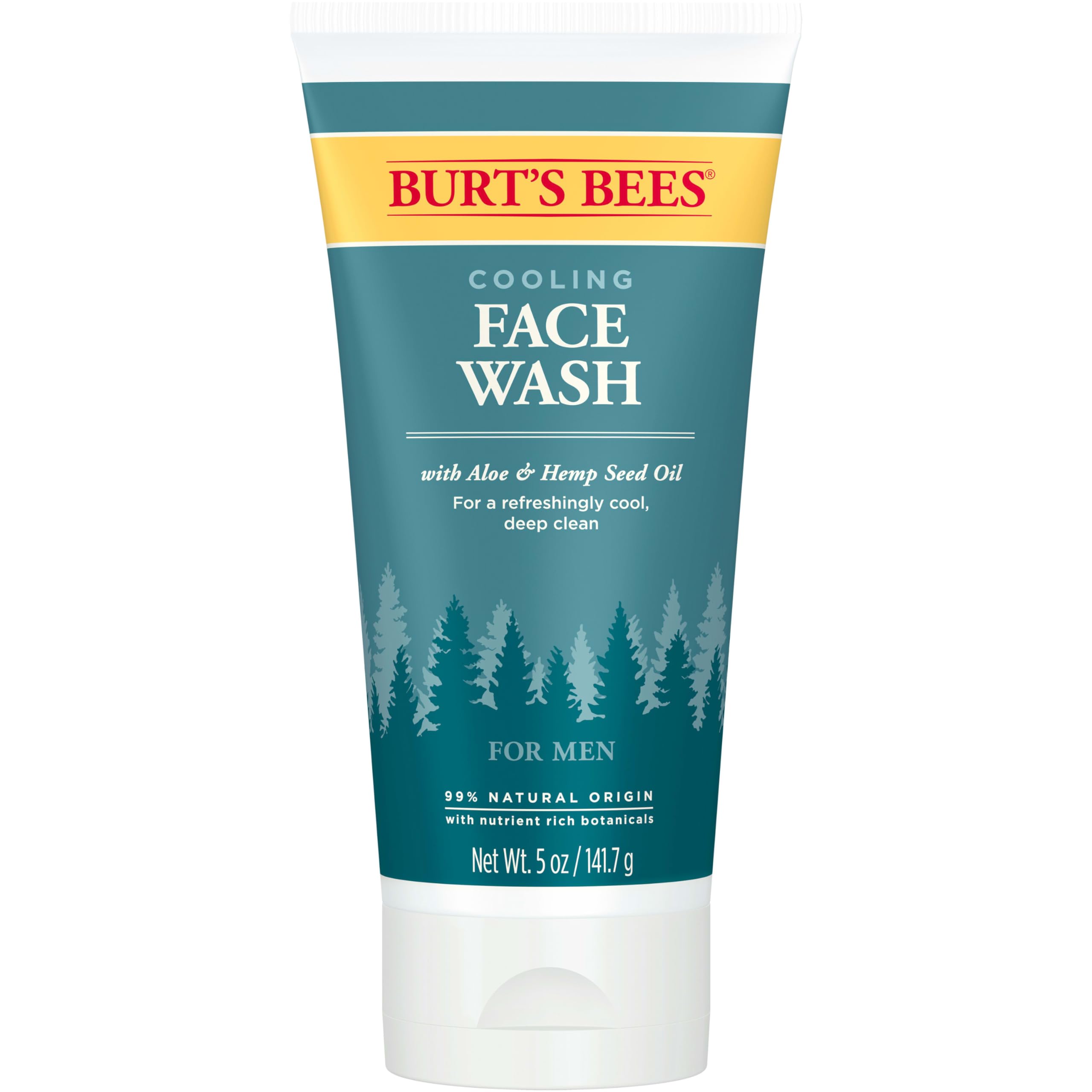 Jabón Facial Burt's Bees Cooling Con Aloe Y Cáñamo Para Hombre, 150 Ml - Venta Internacional.