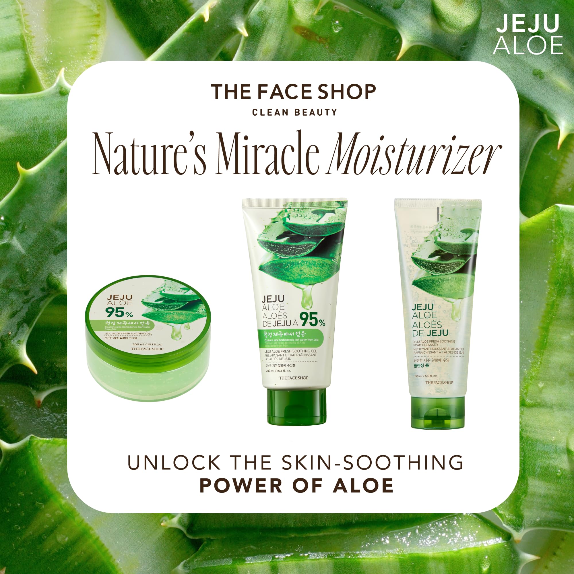 Foto 7 pulgar | Limpiador The Face Shop Jeju Aloe Fresh Espuma Calmante, 150 Ml - Venta Internacional.