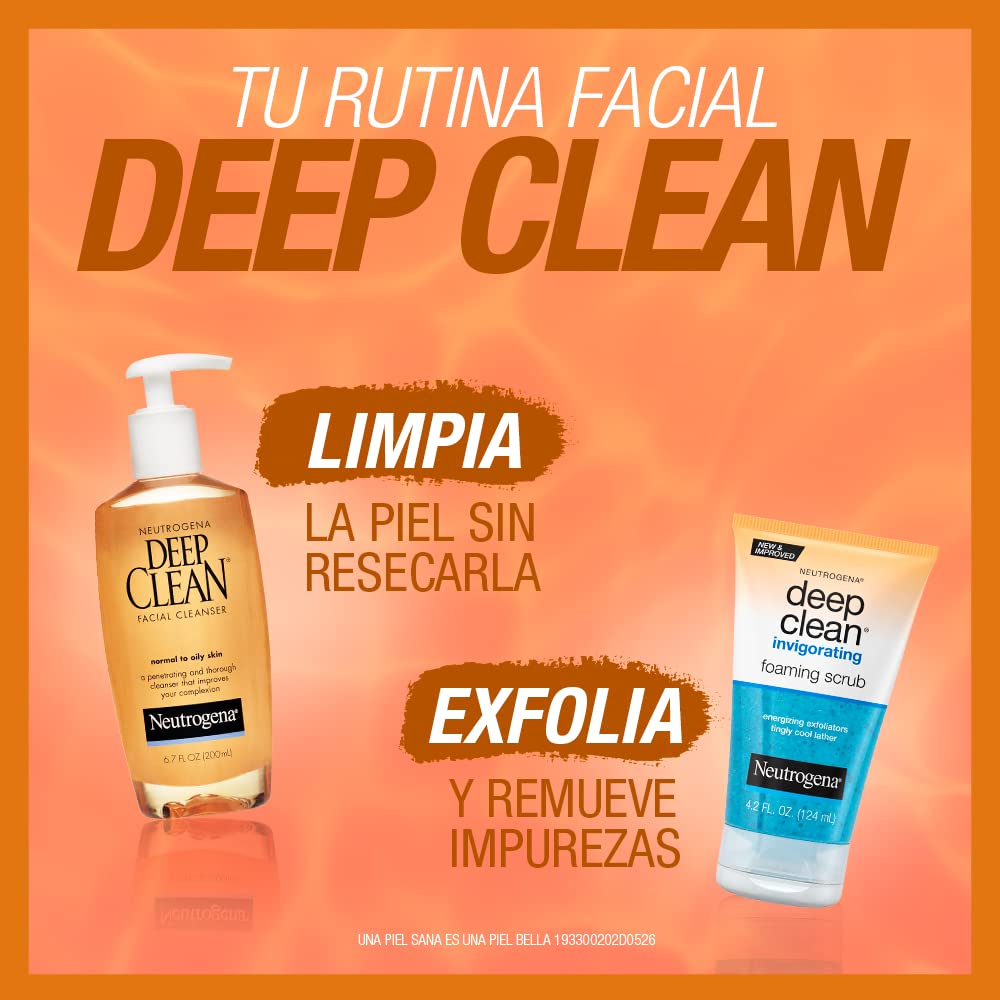 Foto 6 pulgar | Limpiador Facial Neutrogena Deep Clean Daily 200 Ml Normal-oil - Venta Internacional.