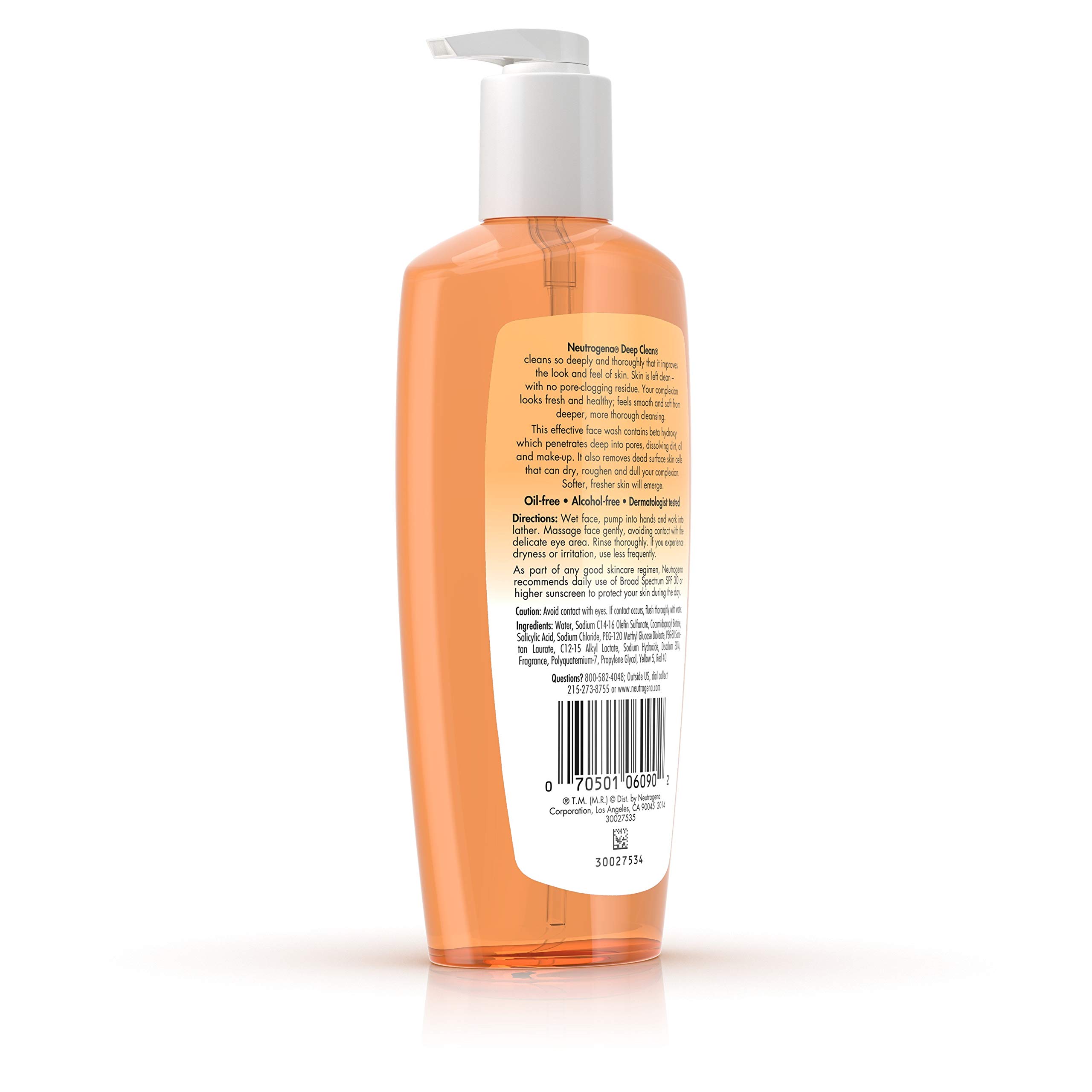 Foto 7 pulgar | Limpiador Facial Neutrogena Deep Clean Daily 200 Ml Normal-oil - Venta Internacional.