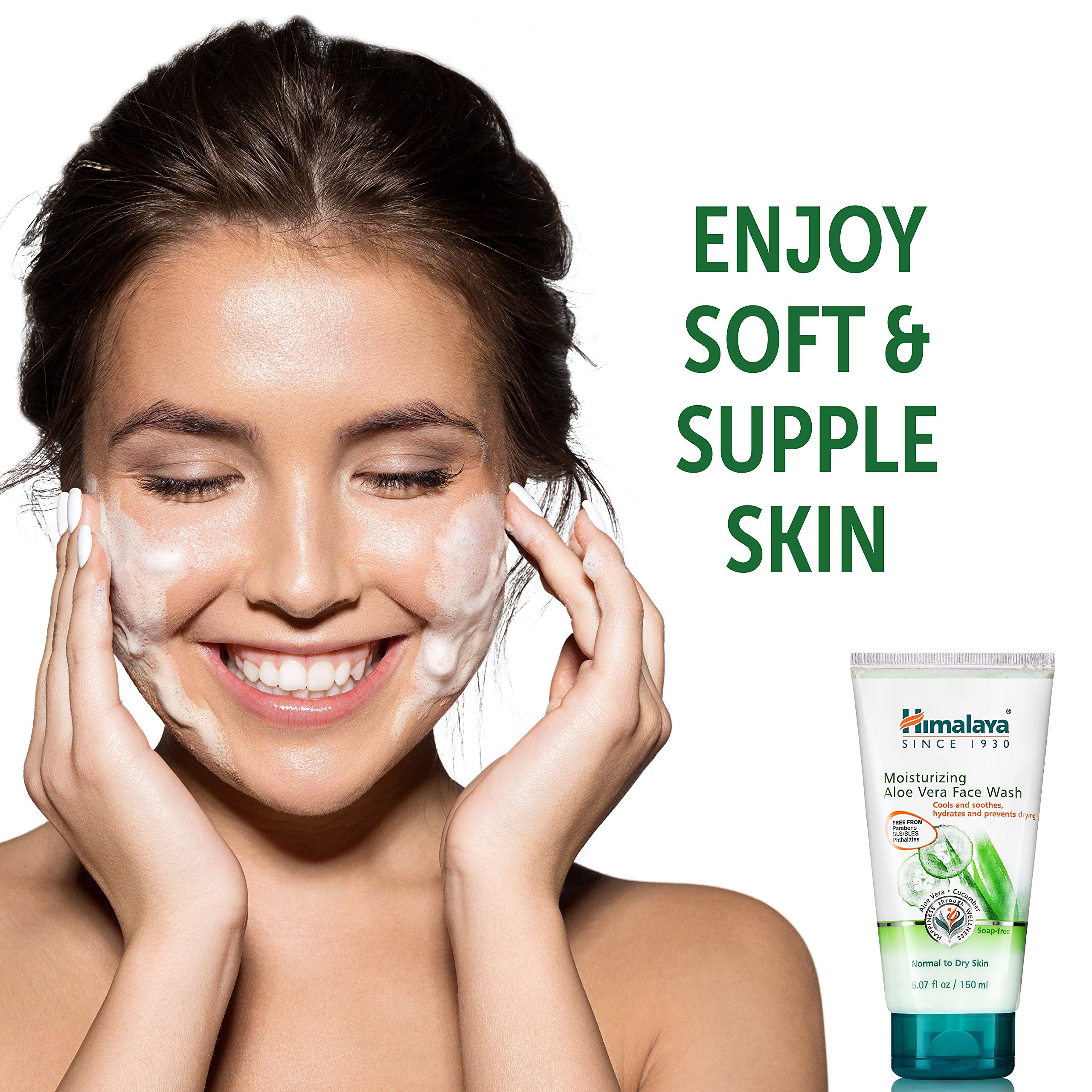 Foto 4 | Jabón Facial Himalaya Hidratante Con Aloe Vera Para Piel Suave, 150 Ml - Venta Internacional.