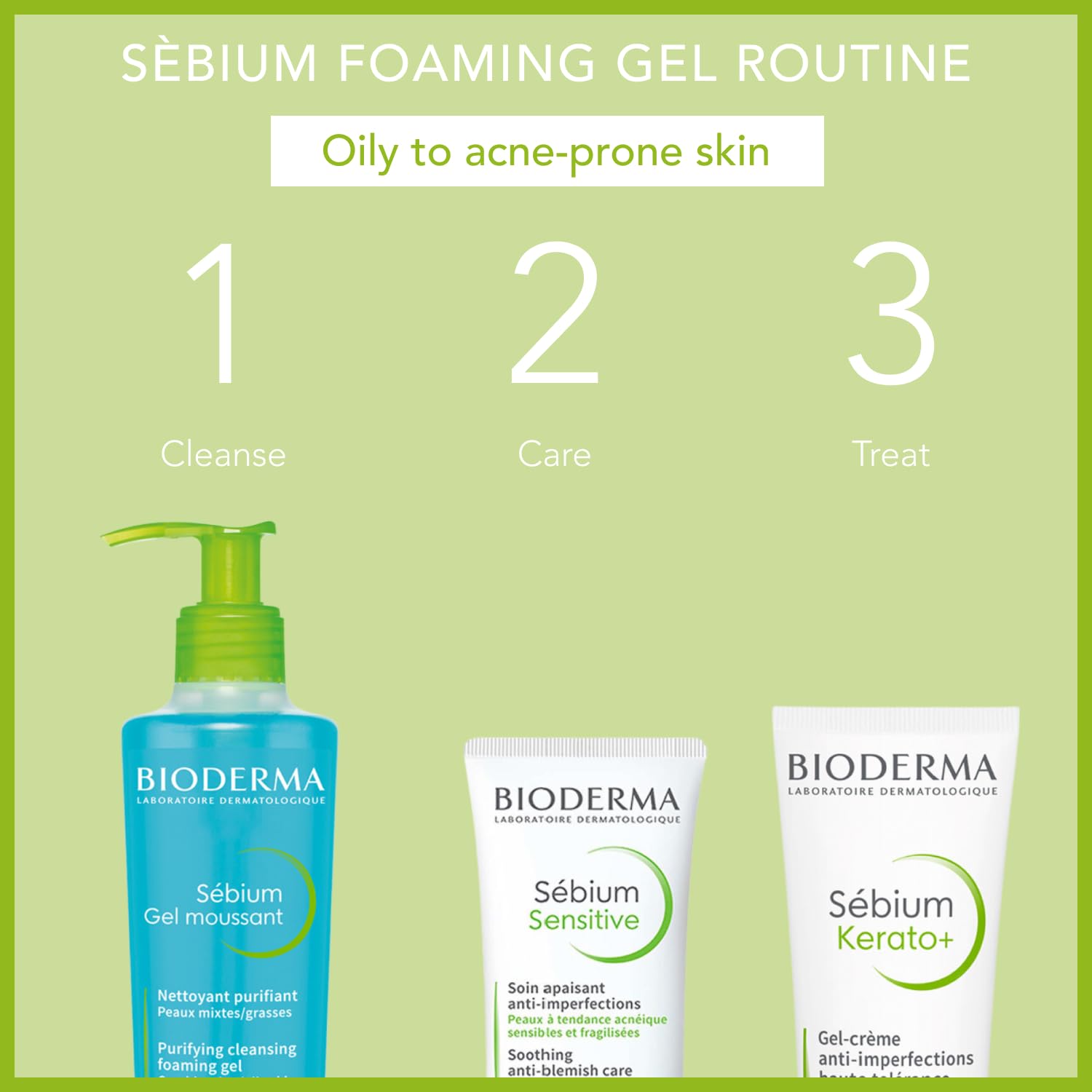 Foto 5 pulgar | Gel Limpiador Bioderma Sébium Foaming Pump 200 Ml - Venta Internacional.