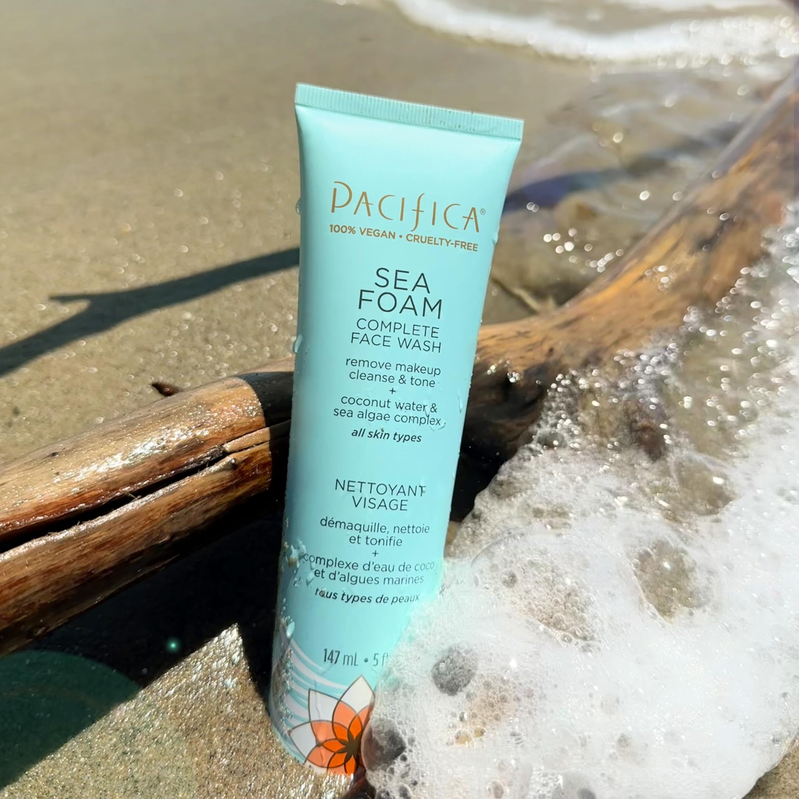 Foto 8 pulgar | Face Wash Pacifica Sea Foam Completo, Vegano, 100% Libre De Crueldad - Venta Internacional.