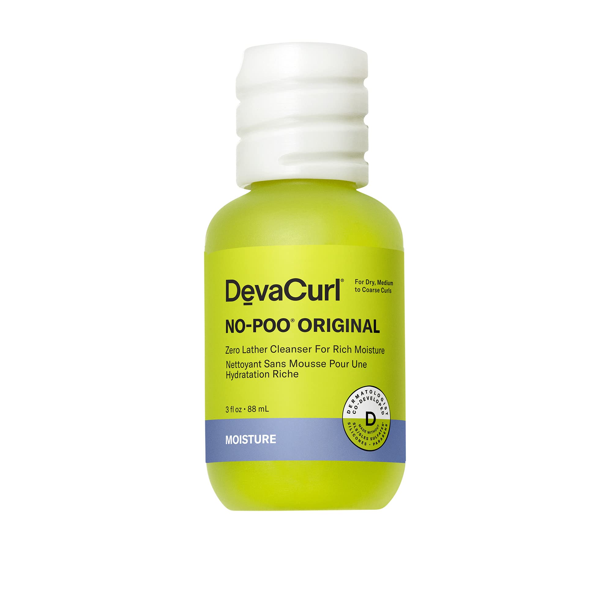 Foto 2 pulgar | Limpiador Devacurl No-poo Original Zero Soather 90 Ml - Venta Internacional.