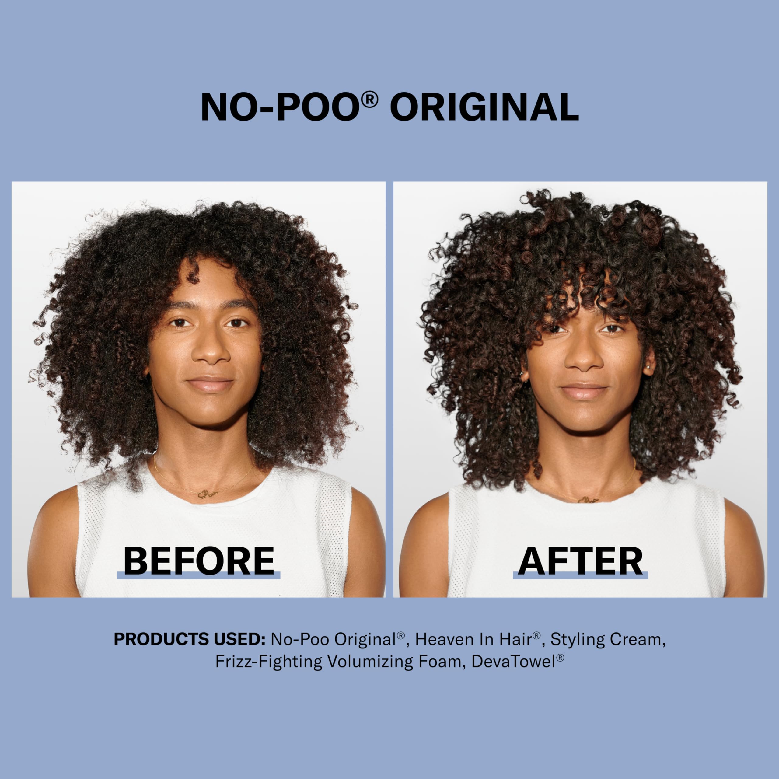 Foto 4 pulgar | Limpiador Devacurl No-poo Original Zero Soather 90 Ml - Venta Internacional.