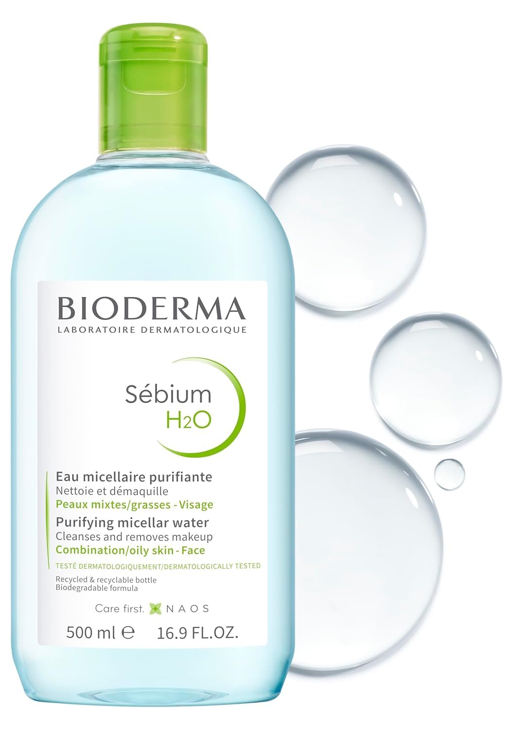 Foto 4 pulgar | Agua Micelar Bioderma Sébium H2o Limpiadora Para Piel Grasa 500ml - Venta Internacional.