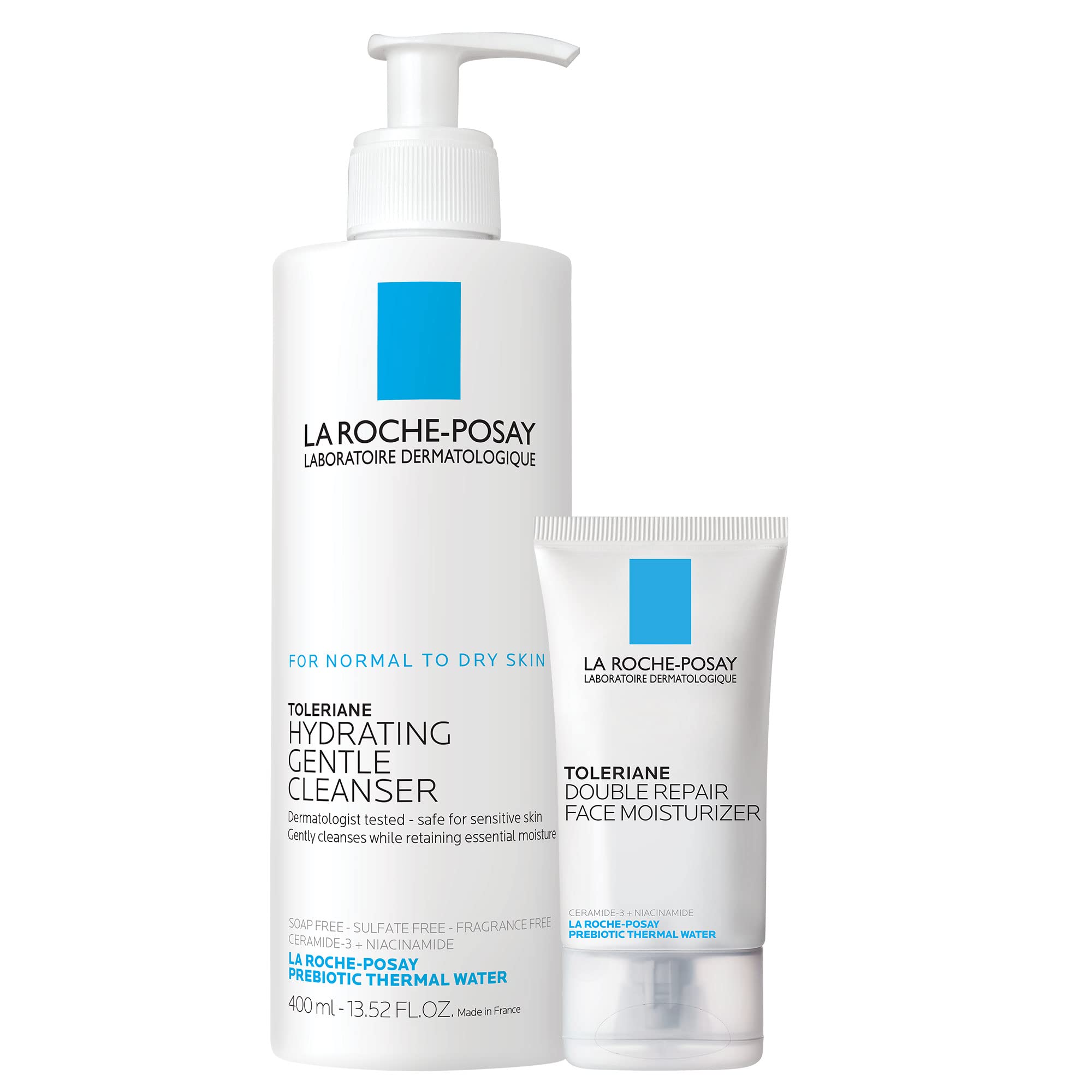 Foto 2 pulgar | Set De Cuidado De La Piel La Roche-posay Toleraine Double Repair 40 Ml/400 Ml - Venta Internacional.