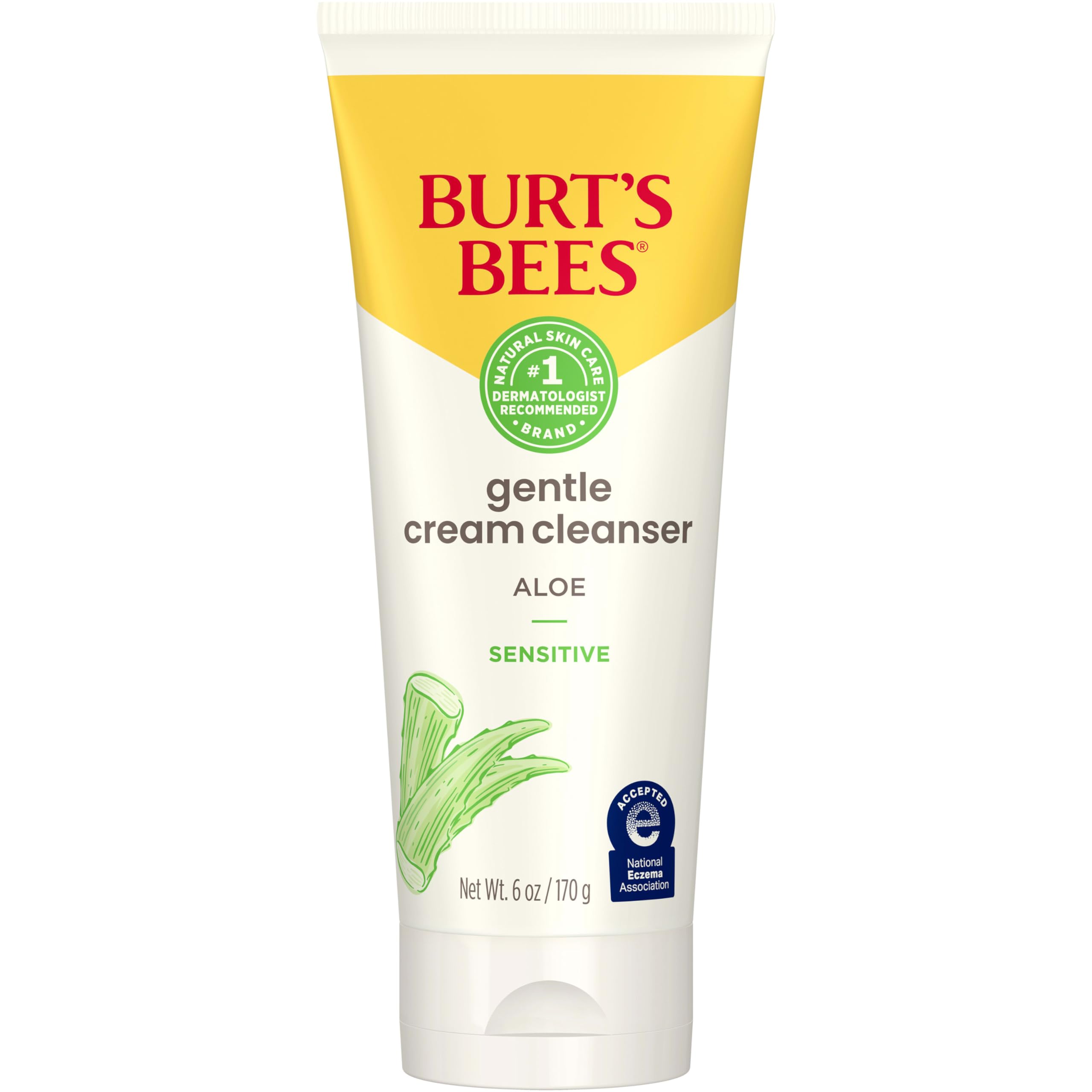 Foto 2 pulgar | Crema Limpiadora Burt's Bees Gentle Con Aloe 180 Ml Para Pieles Sensibles - Venta Internacional.