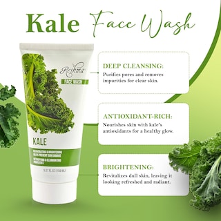 Foto 3 | Limpiador Face Wash Reshma Beauty Kale, 150 Ml, Para Todo Tipo De Piel - Venta Internacional.