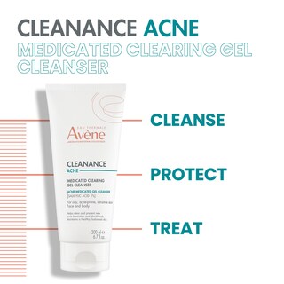 Foto 2 | Gel Limpiador Avene Cleanance Acne Clearing 200 Ml Sensitive - Venta Internacional.