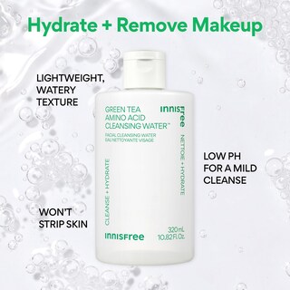 Foto 5 | Agua Limpiadora Hidratante Con Aminoácidos De Té Verde Sin Inis, 300 Ml - Venta Internacional.