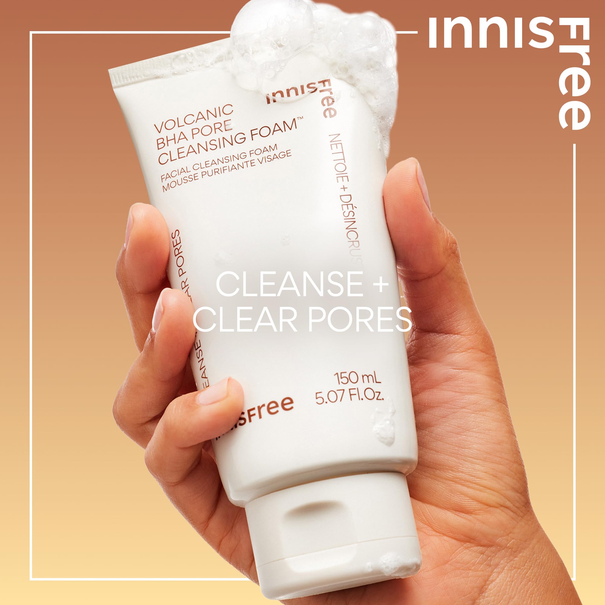 Foto 5 pulgar | Espuma Limpiadora Innisfree Volcanic Bha Pore Con Ácido Salicílico - Venta Internacional.