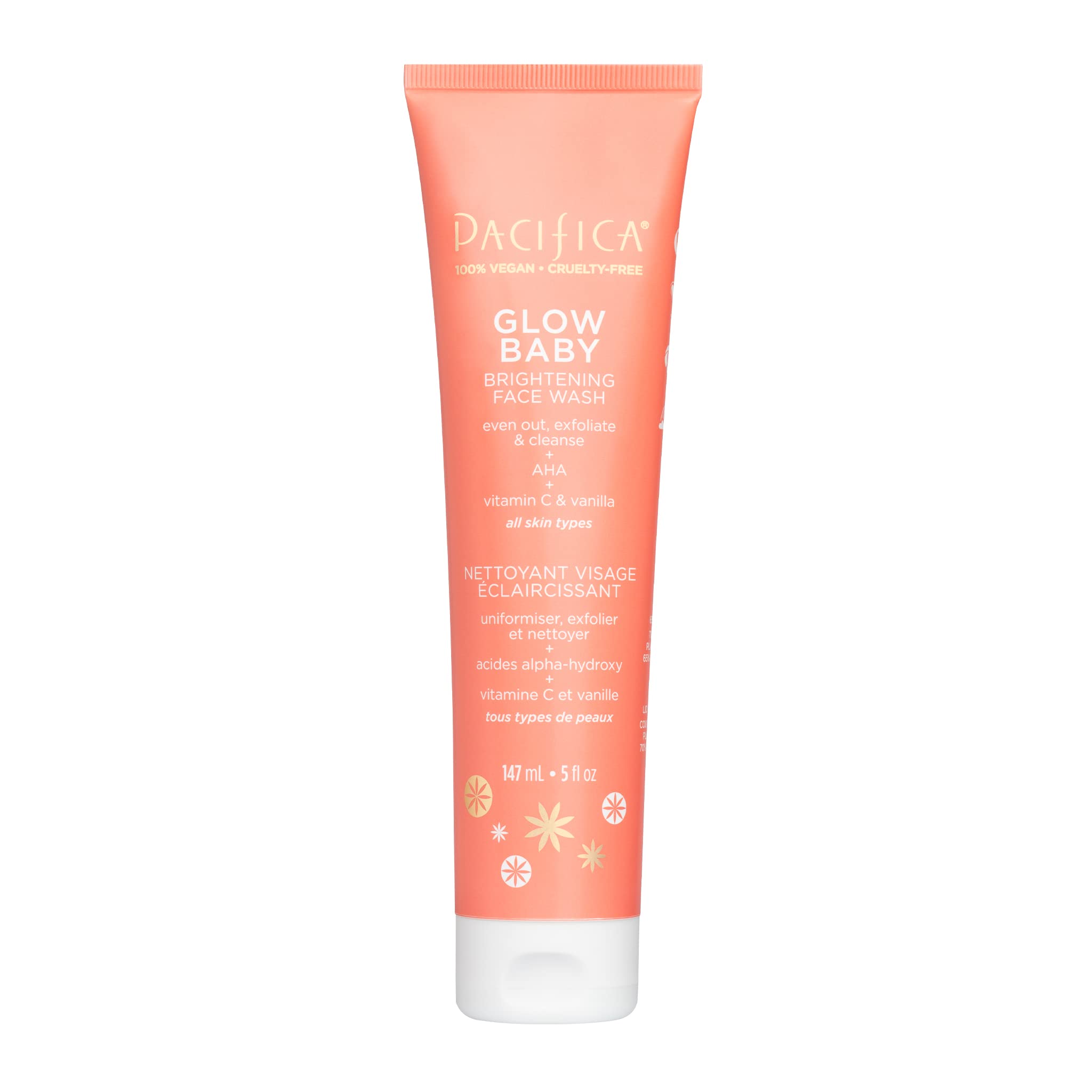 Foto 2 pulgar | Limpiador Facial Pacifica Beauty Glow Exfoliante Con Vitamina C 150 Ml - Venta Internacional.