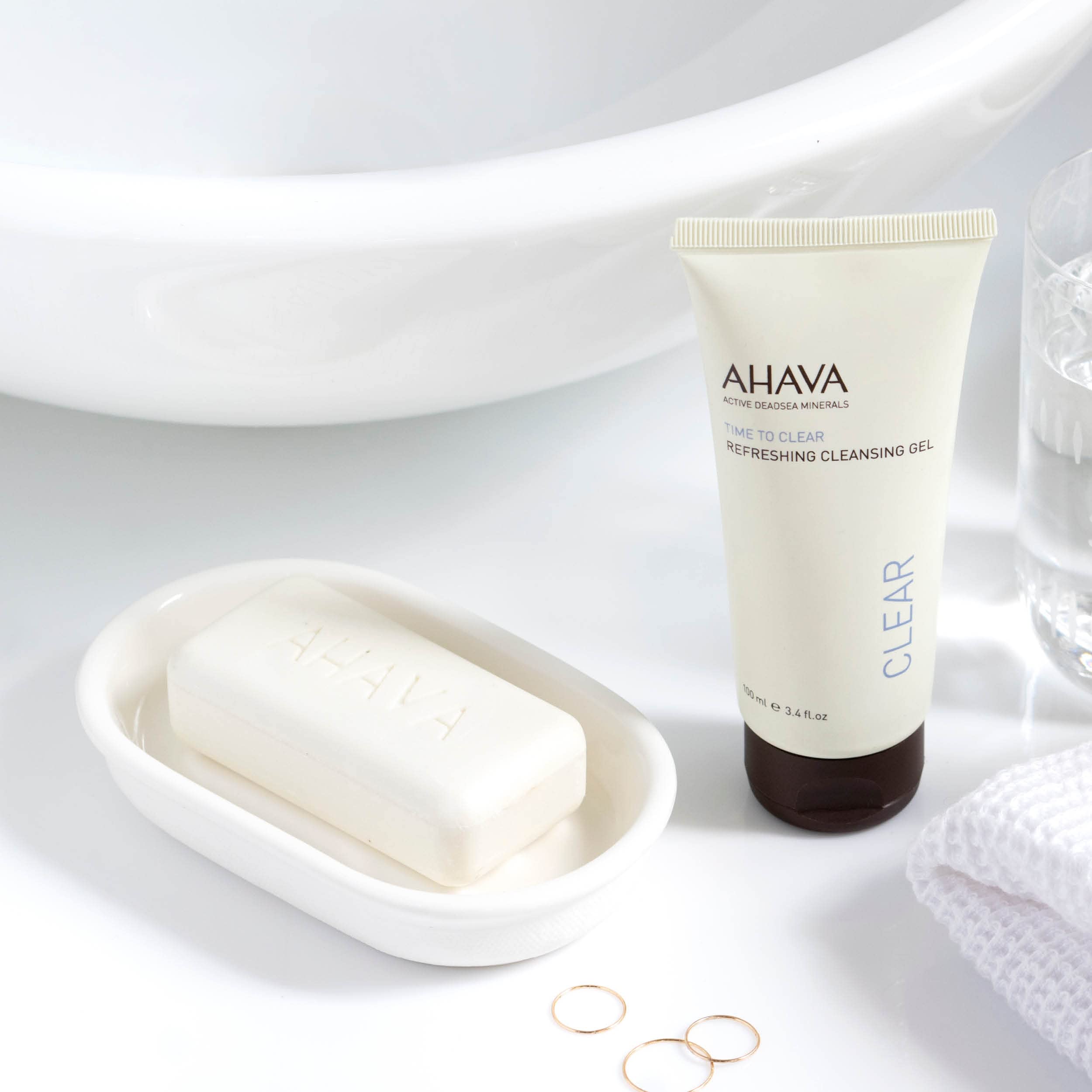 Foto 4 pulgar | Gel Limpiador Ahava Cleanse Refrescante 100 Ml Con Osmoter - Venta Internacional.