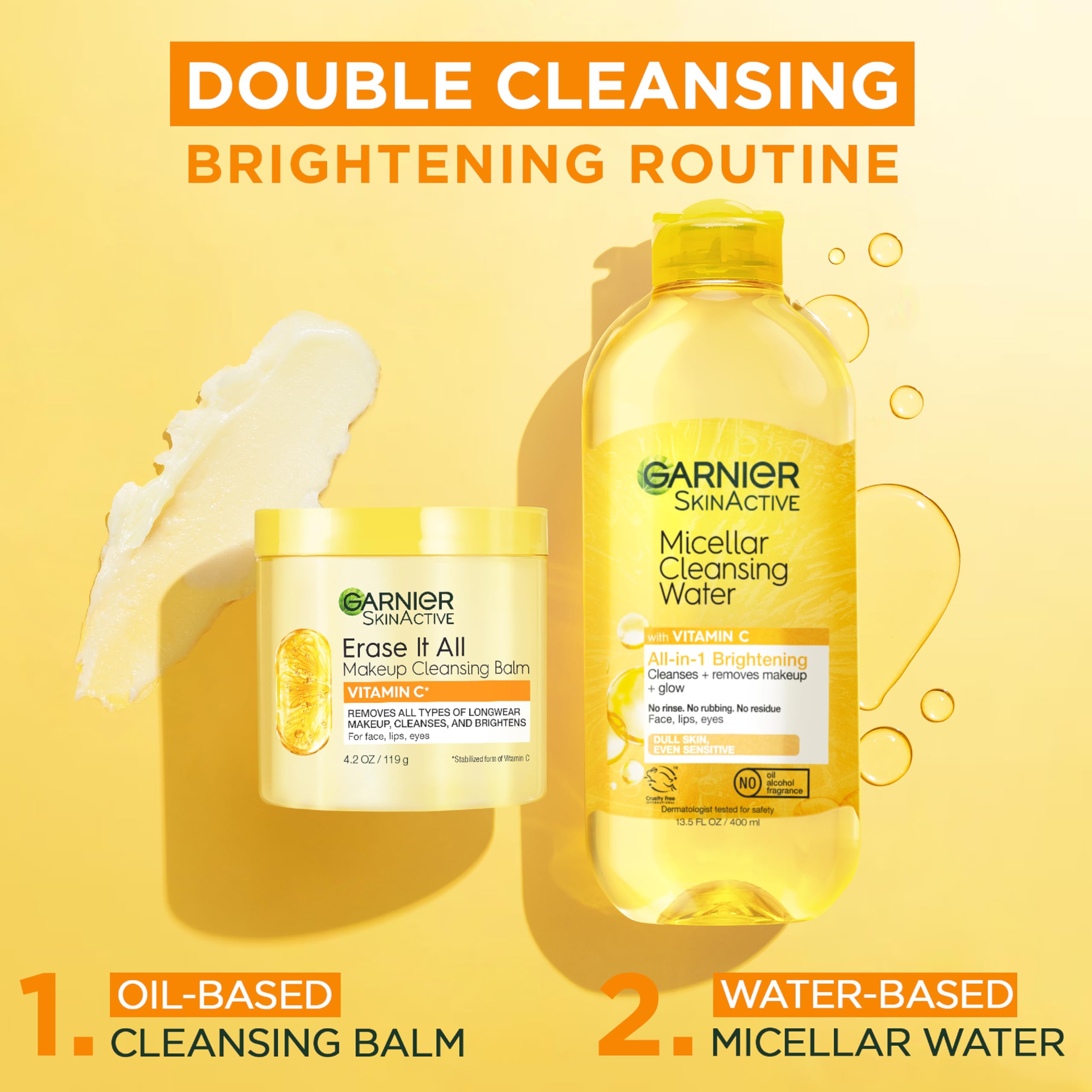 Foto 4 | Bálsamo Limpiador De Maquillaje Garnier Erase It All Con Vitamina C 125 Ml - Venta Internacional.