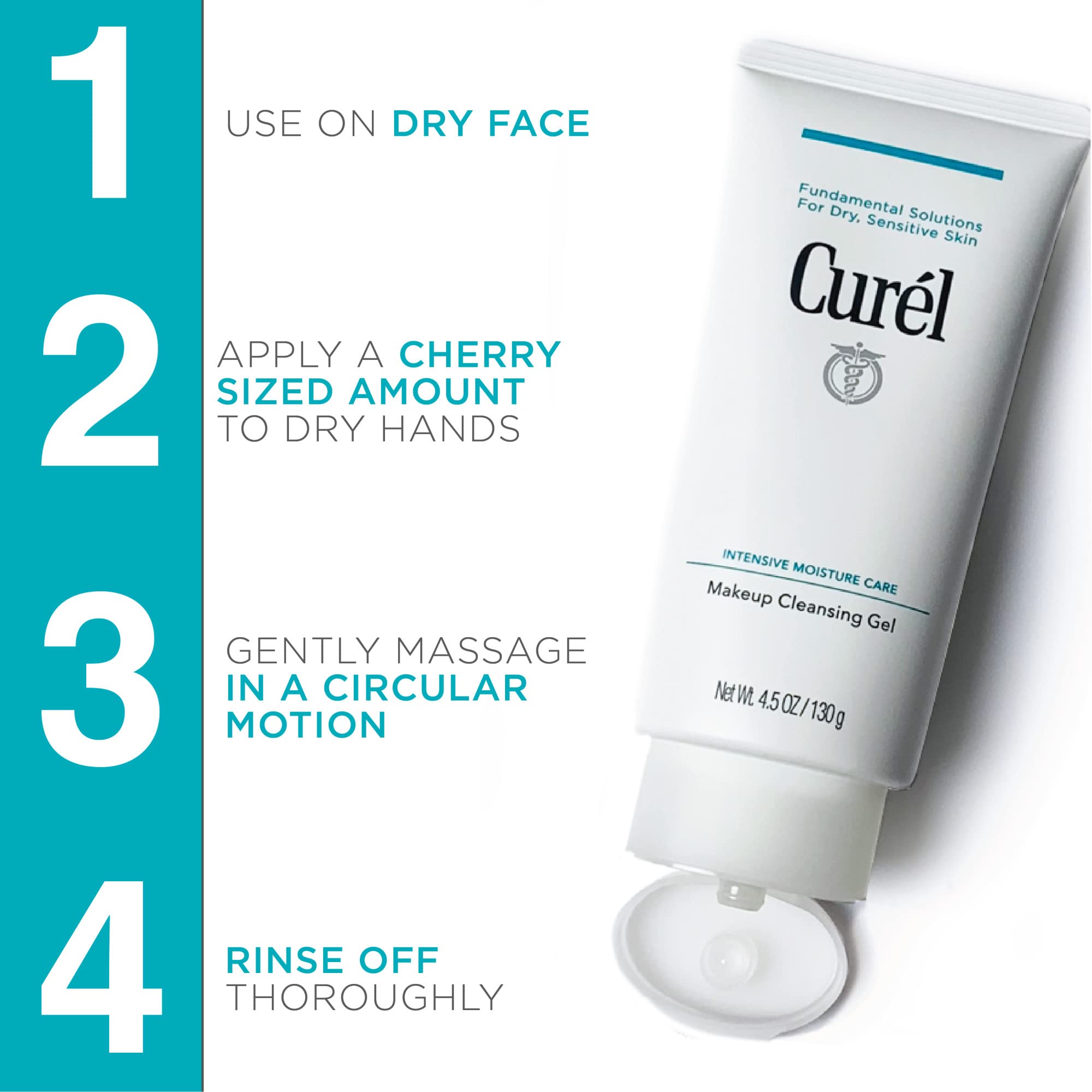 Foto 8 pulgar | Gel Limpiador Facial Curel Japanese Skin Care 130 Ml Step 1 - Venta Internacional.