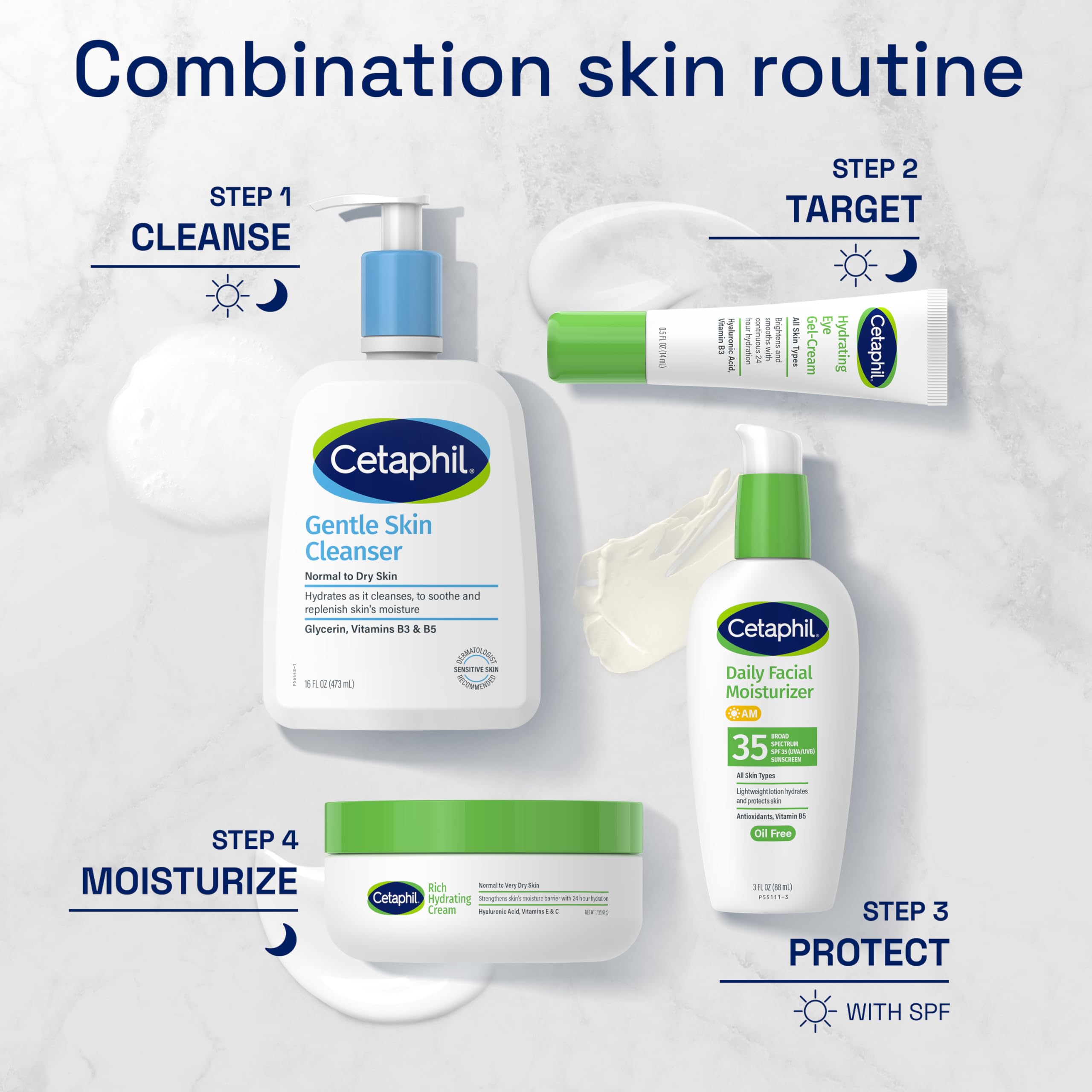 Foto 7 pulgar | Limpiador Suave Hidratante Face Wash Cetaphil De 120 Ml, Paquete De 3 Unidades - Venta Internacional.