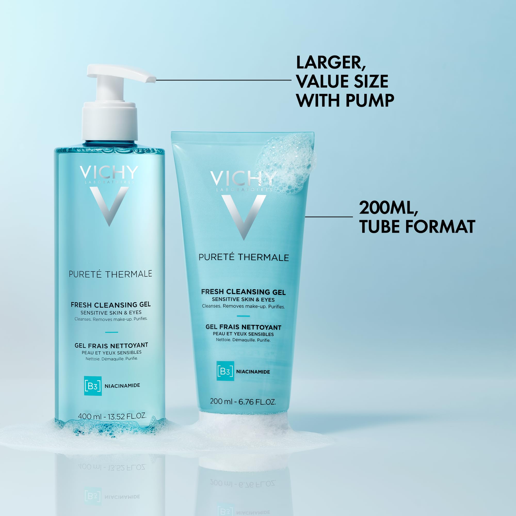 Foto 5 pulgar | Gel Limpiador Vichy Pureté Thermale Fresh Con Glicerina 200 Ml - Venta Internacional.