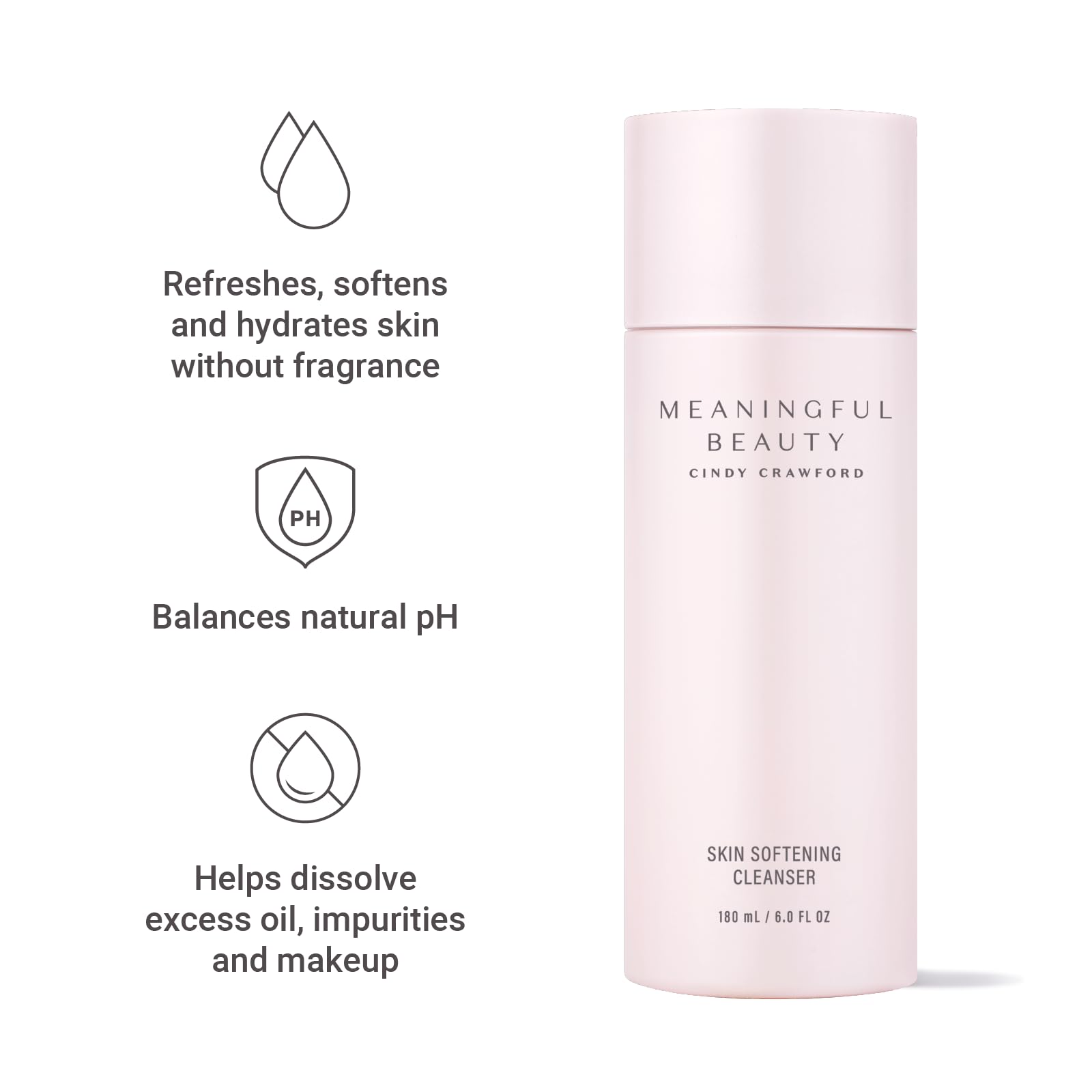 Foto 3 | Limpiador Meaningful Beauty Suavizante Para La Piel, 180 Ml, Sin Aceite - Venta Internacional.