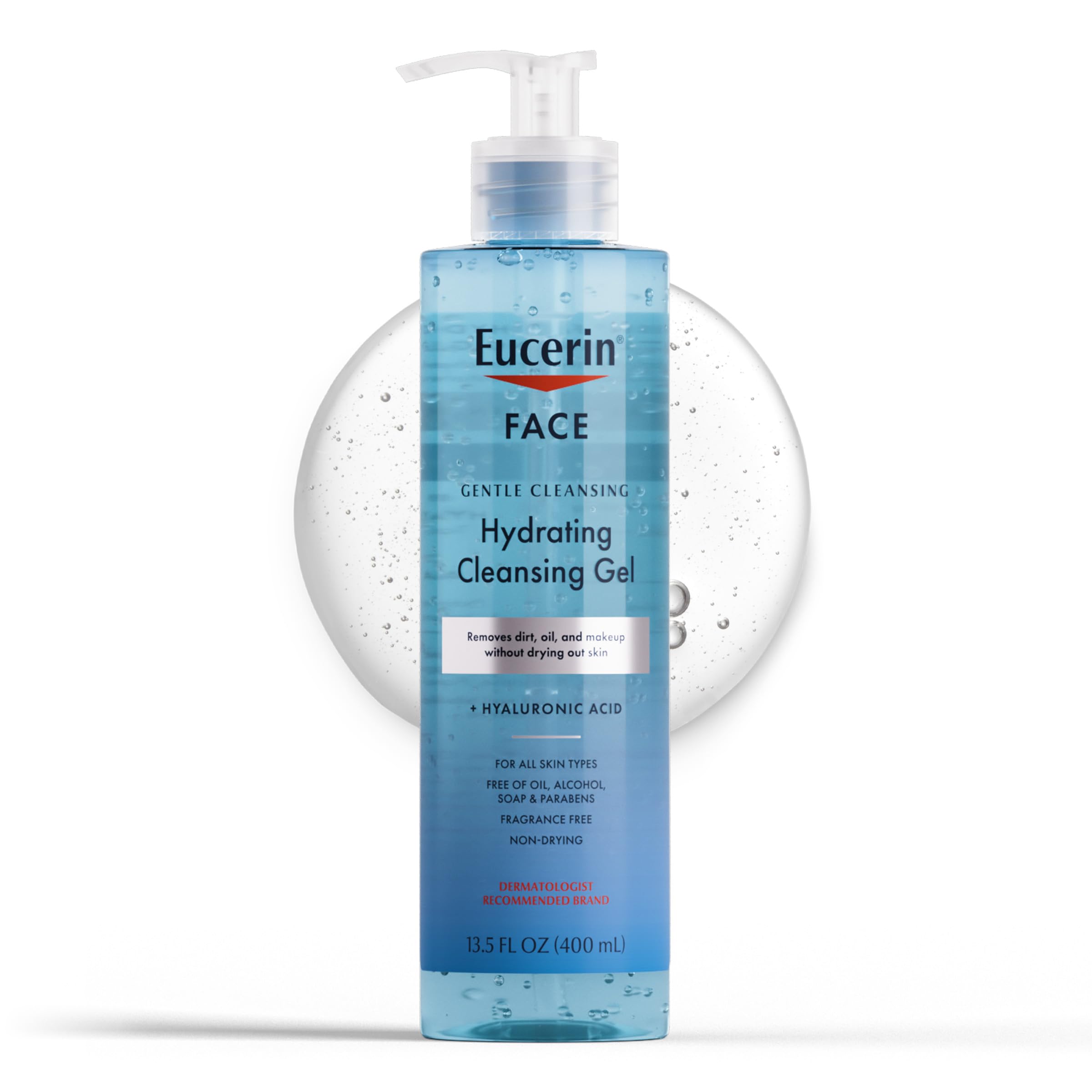 Foto 2 pulgar | Gel Limpiador Facial Eucerin Suave Hidratante 400 Ml Con Ácido - Venta Internacional.