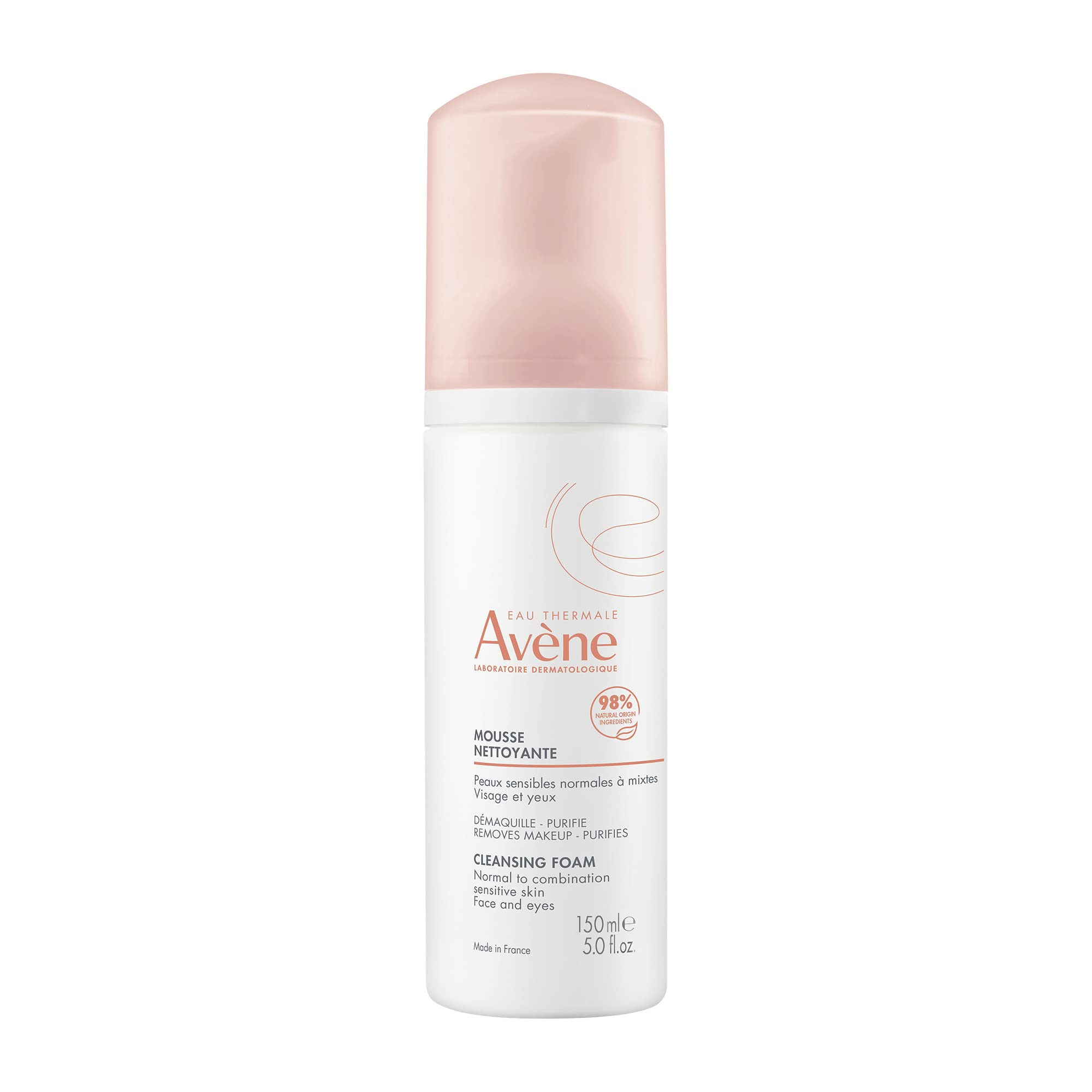 Foto 2 pulgar | Espuma Limpiadora Eau Thermale Avène Sin Jabón 150 Ml - Venta Internacional.