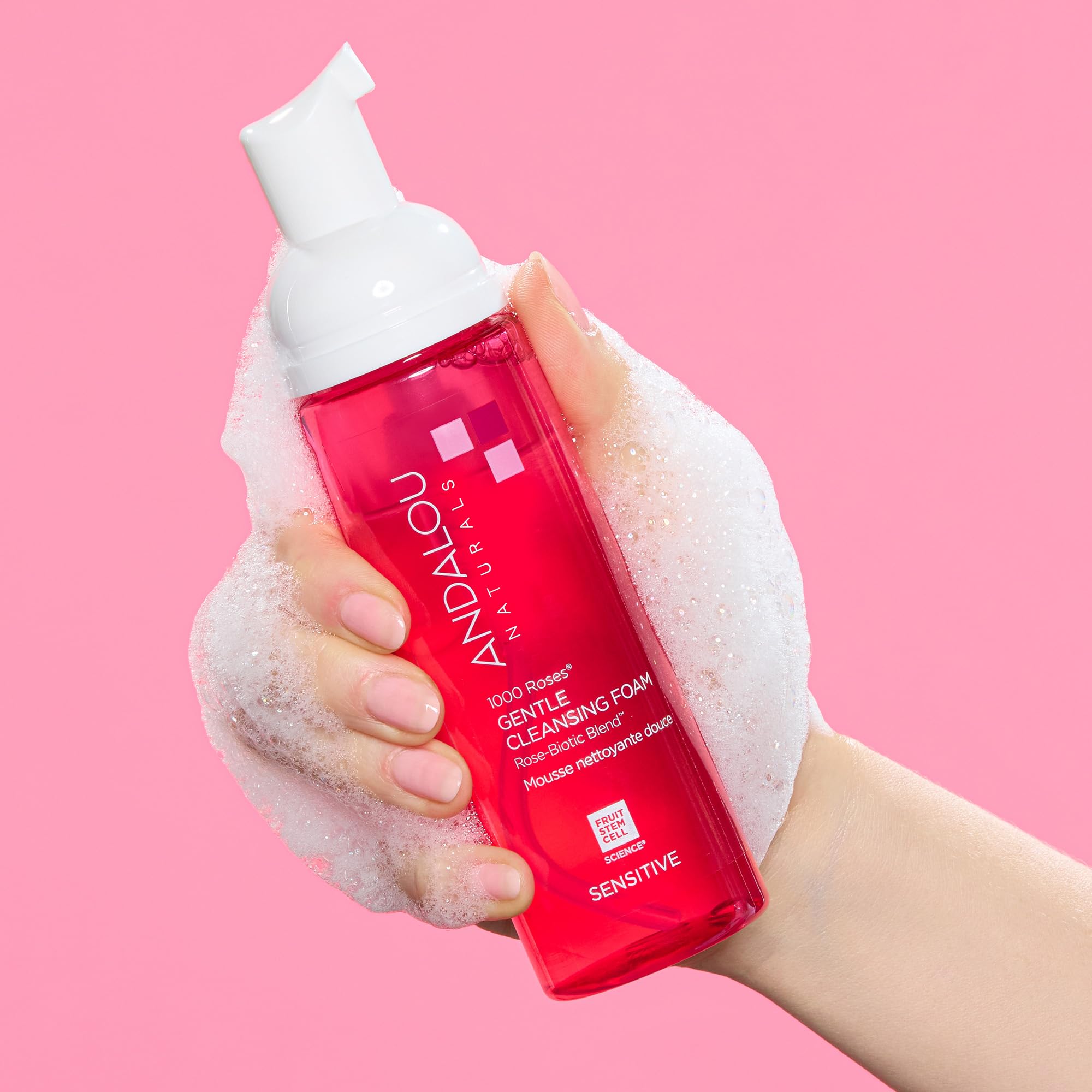 Foto 6 | Espuma Limpiadora Andalou Naturals 1000 Roses  300 Ml - Venta Internacional.