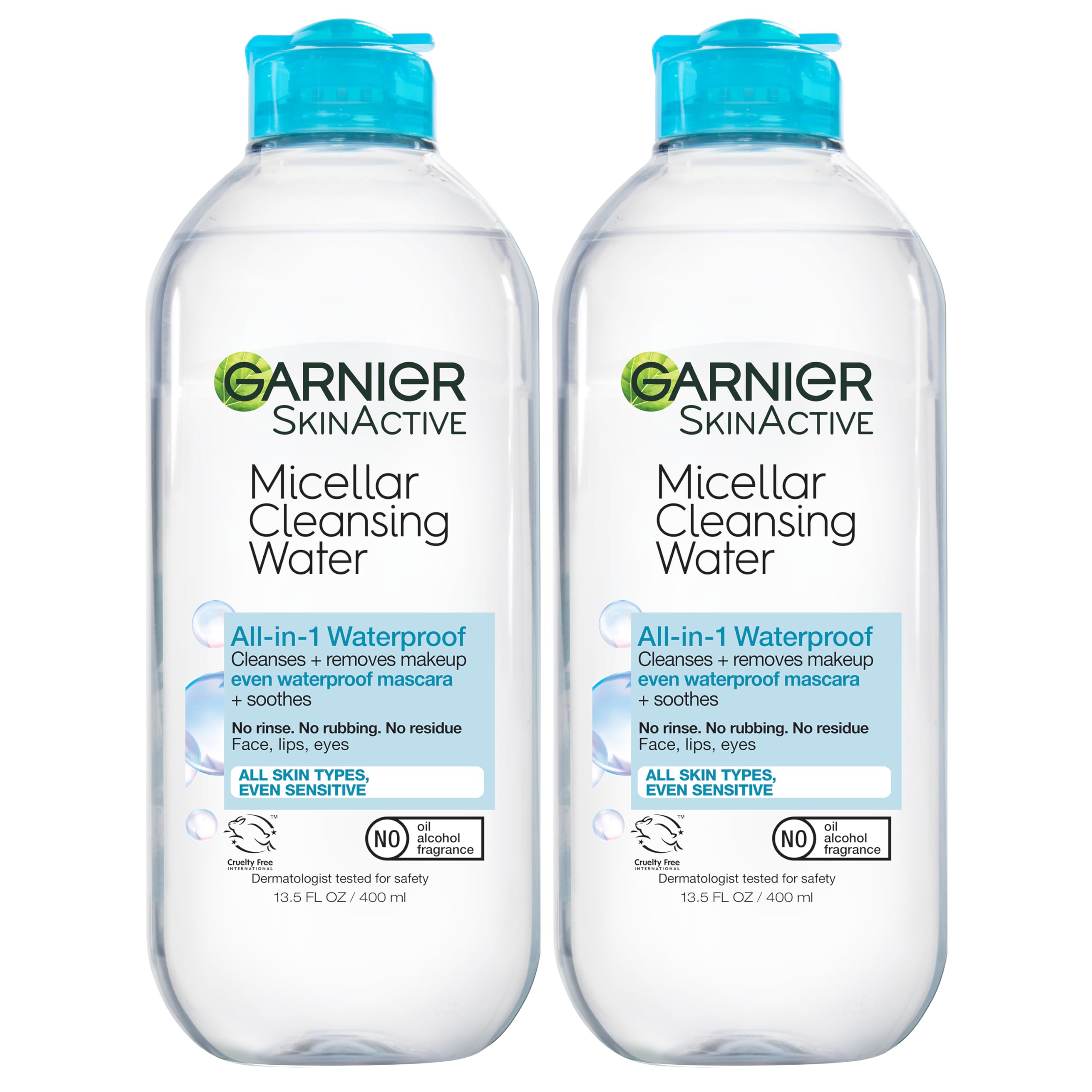 Agua Micelar Garnier Hidratante De 400 Ml Para Maquillaje Resistente Al Agua - Venta Internacional.