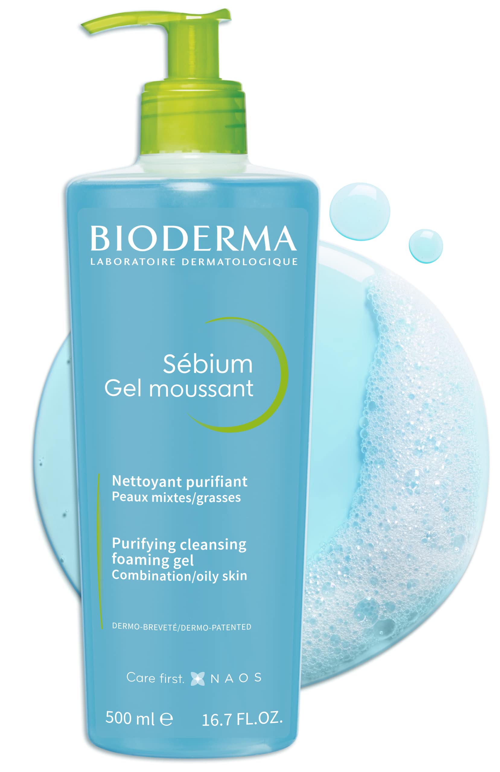 Foto 4 pulgar | Gel Espumoso Limpiador Bioderma Sébium Skin 500ml - Venta Internacional.