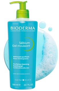 Foto 3 | Gel Espumoso Limpiador Bioderma Sébium Skin 500ml - Venta Internacional.