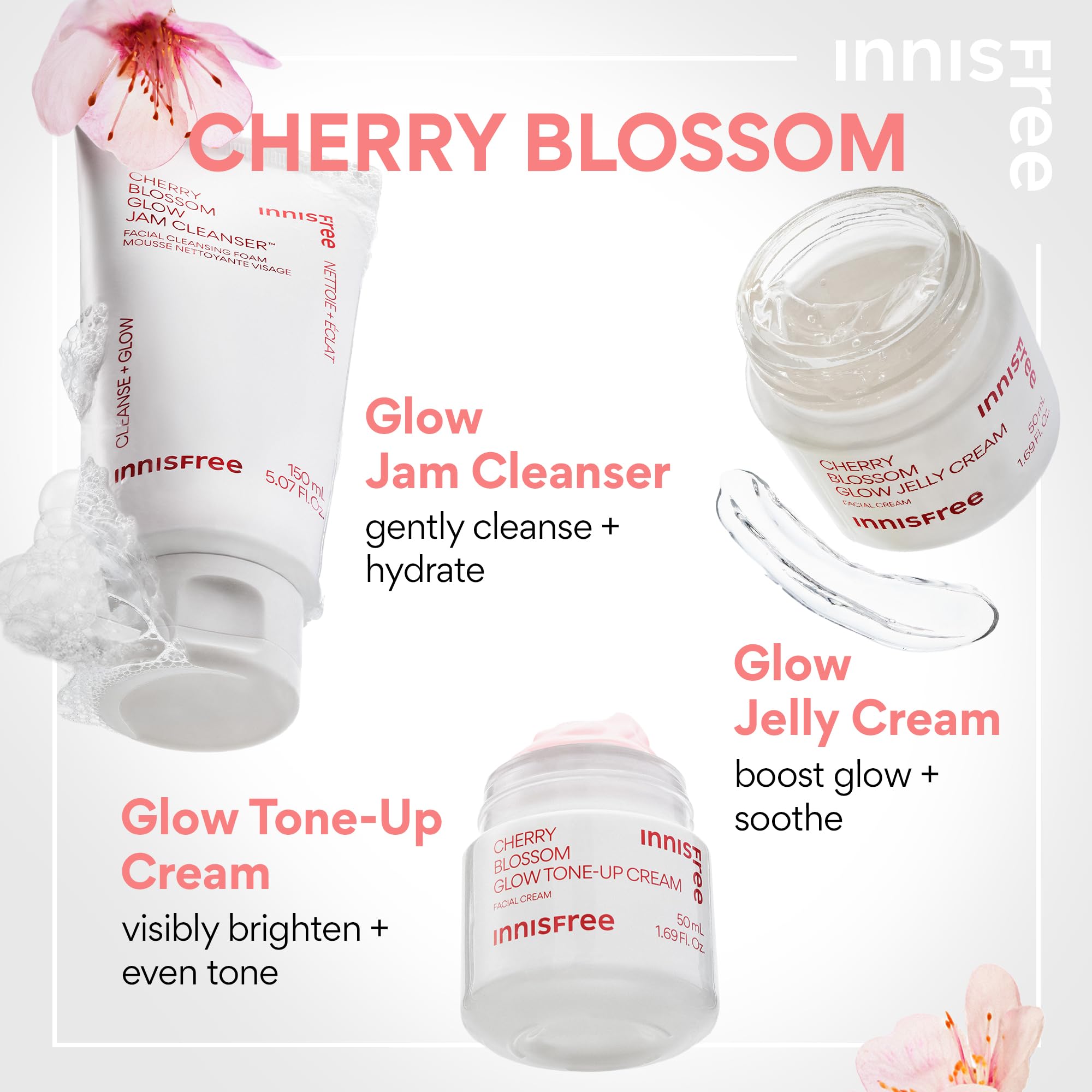 Foto 5 pulgar | Espuma Limpiadora Sin Gluten Cherry Blossom Glow Jam Cleanser - Venta Internacional.