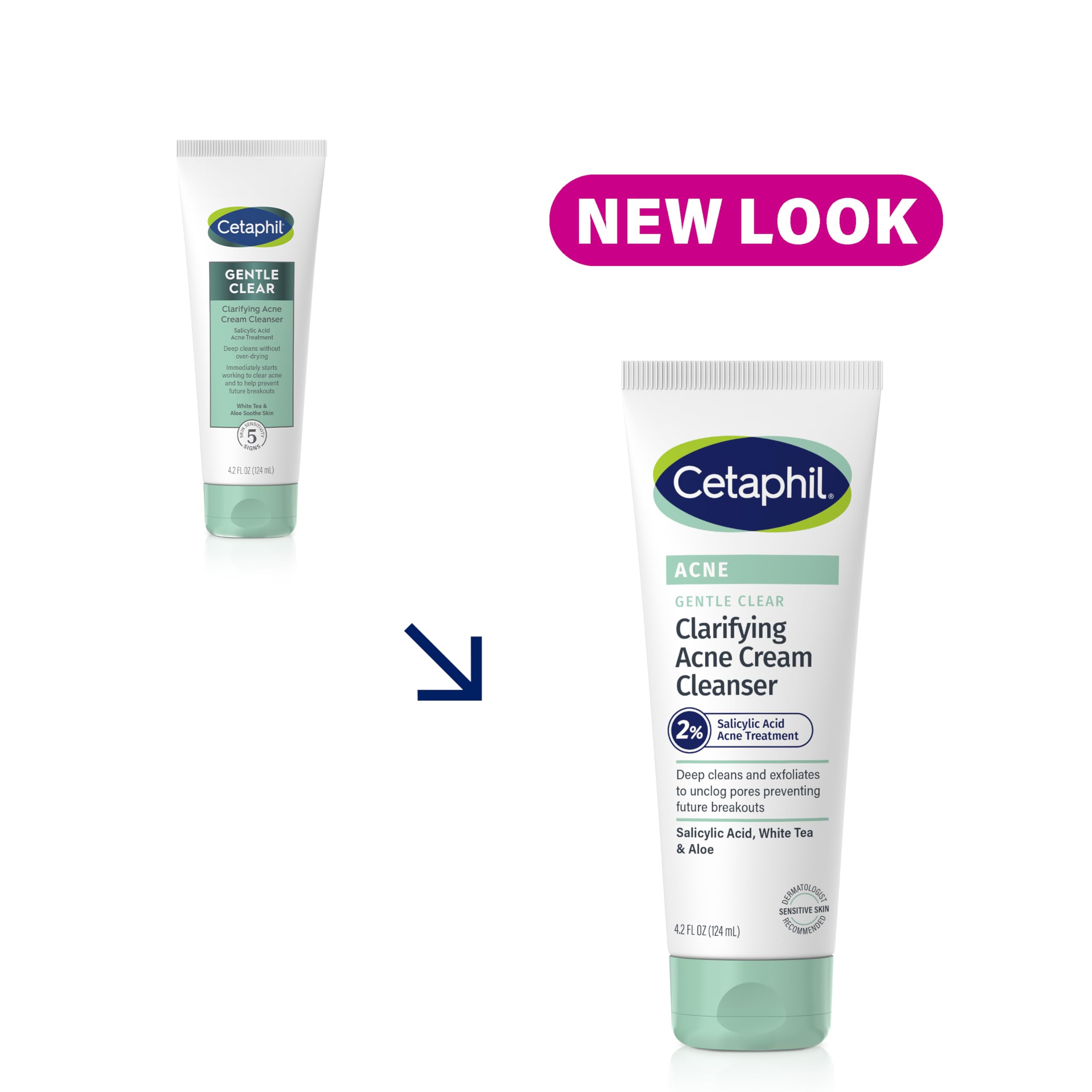 Foto 2 | Crema Aclaradora Para El Acné Face Wash Cetaphil, Suave Y Transparente, 125 Ml - Venta Internacional.