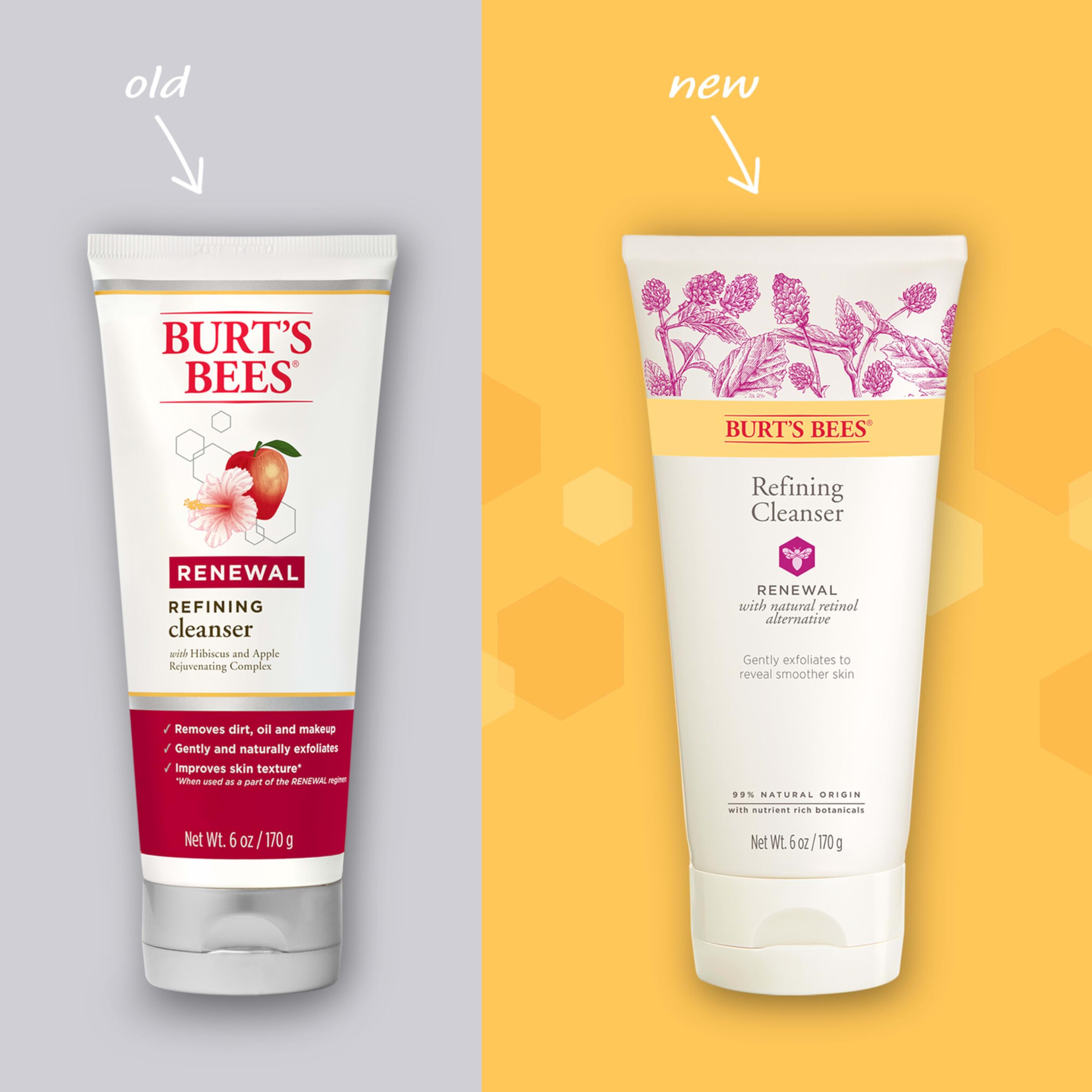 Foto 3 pulgar | Limpiador Refinador Skin Care Burt's Bees Renewal, 180 Ml - Venta Internacional.