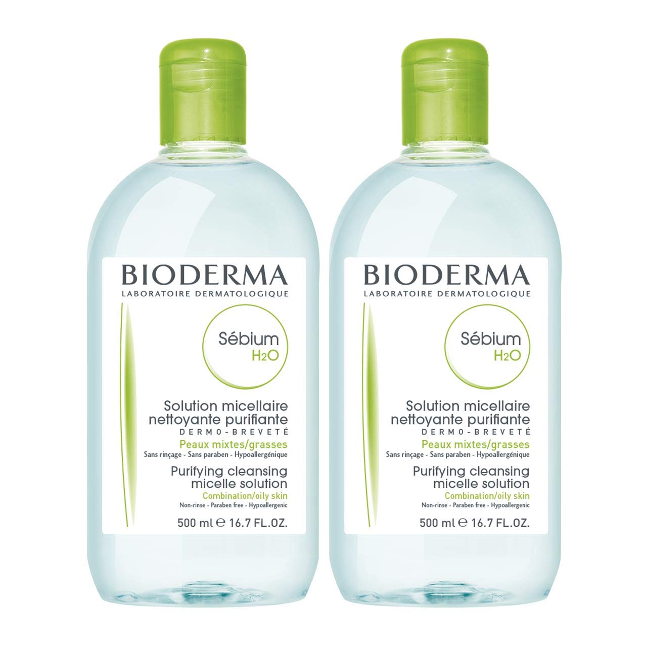 Agua Micelar Bioderma Sébium H2o 1l Para Pieles Mixtas A Grasas - Venta Internacional.