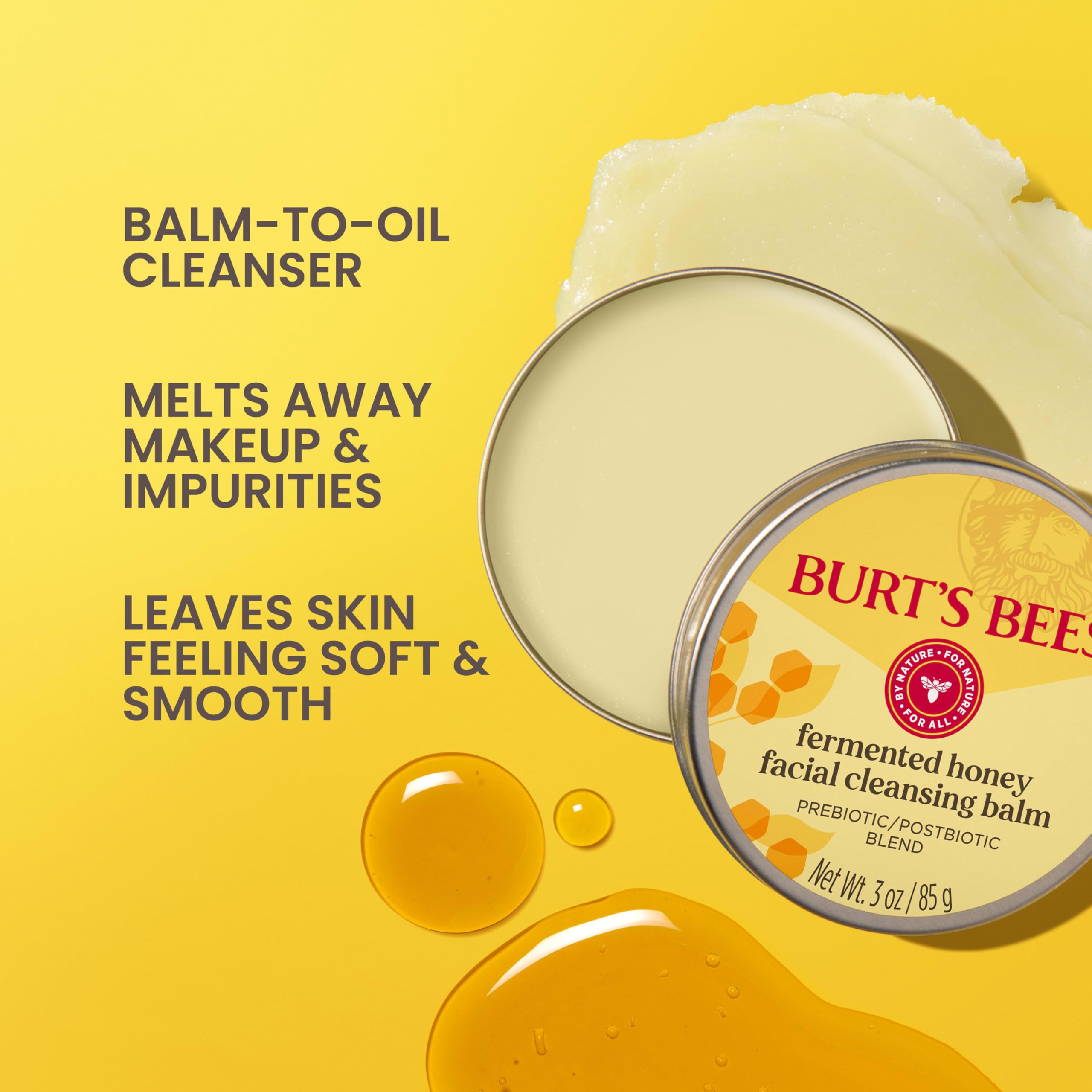 Foto 2 | Bálsamo Limpiador Facial Burt's Bees Fermented Honey 90 Ml - Venta Internacional.