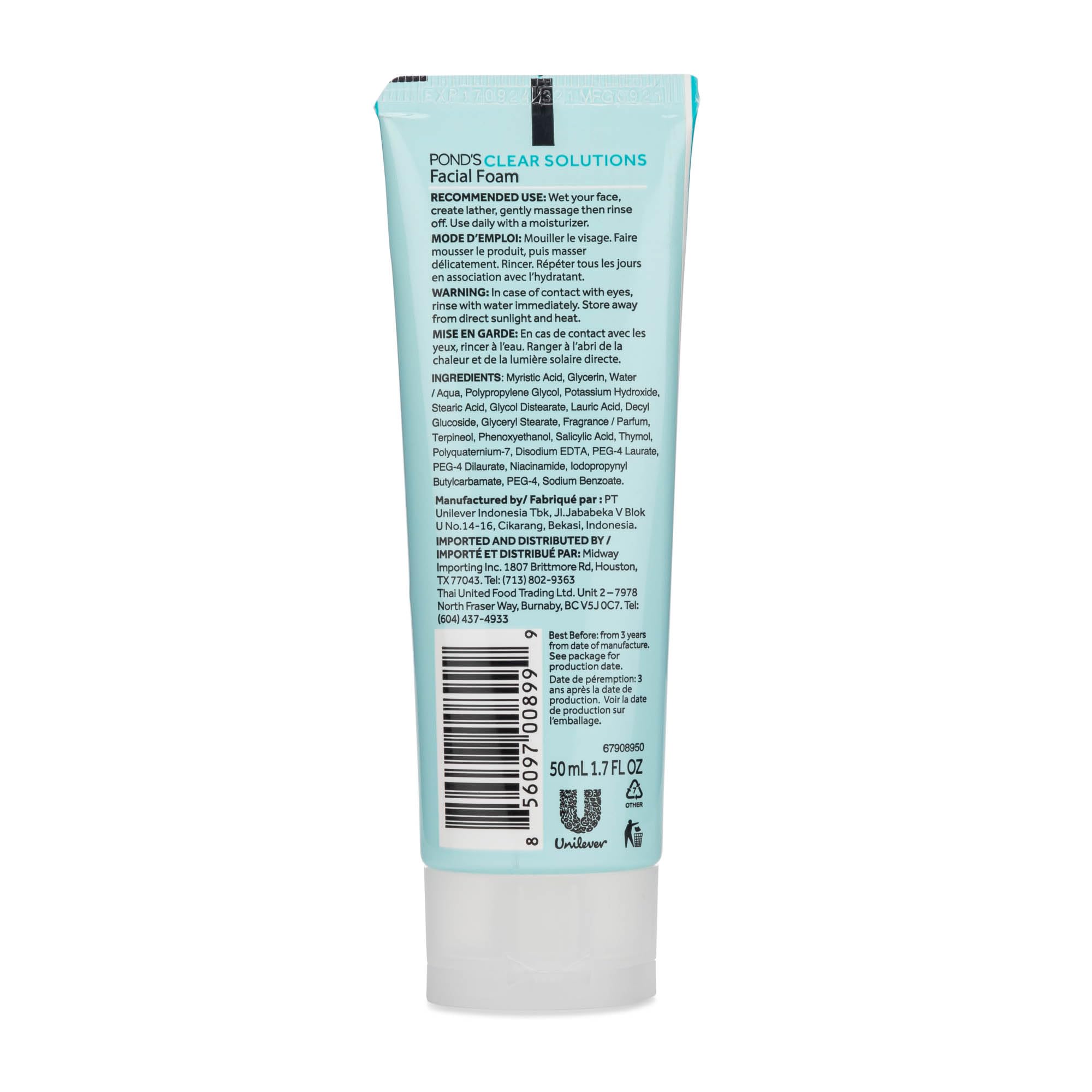 Foto 6 pulgar | Face Wash Pond's Clear Solution Elimina El Exceso De Grasa, 6 X 30 Ml - Venta Internacional.