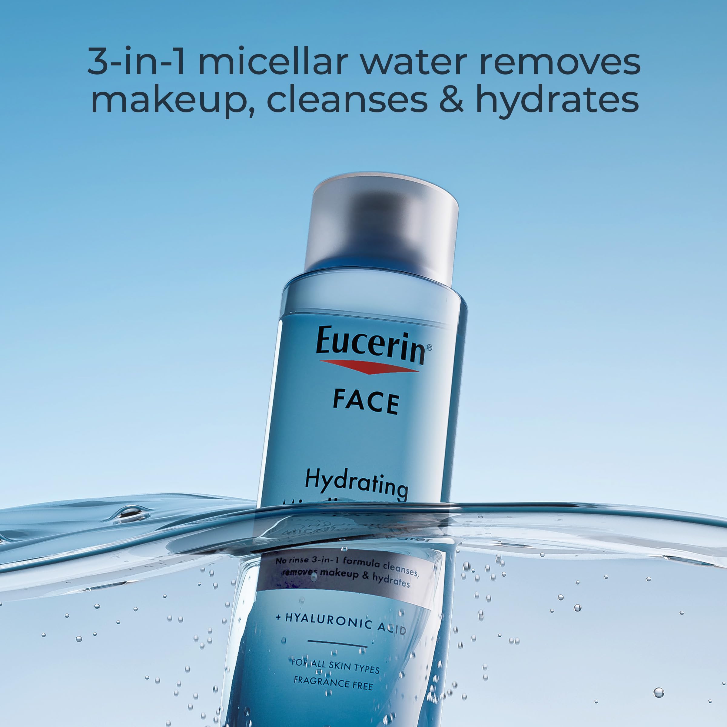 Foto 2 | Agua Micelar Limpiadora Eucerin Suave Hidratante 400 Ml - Venta Internacional.