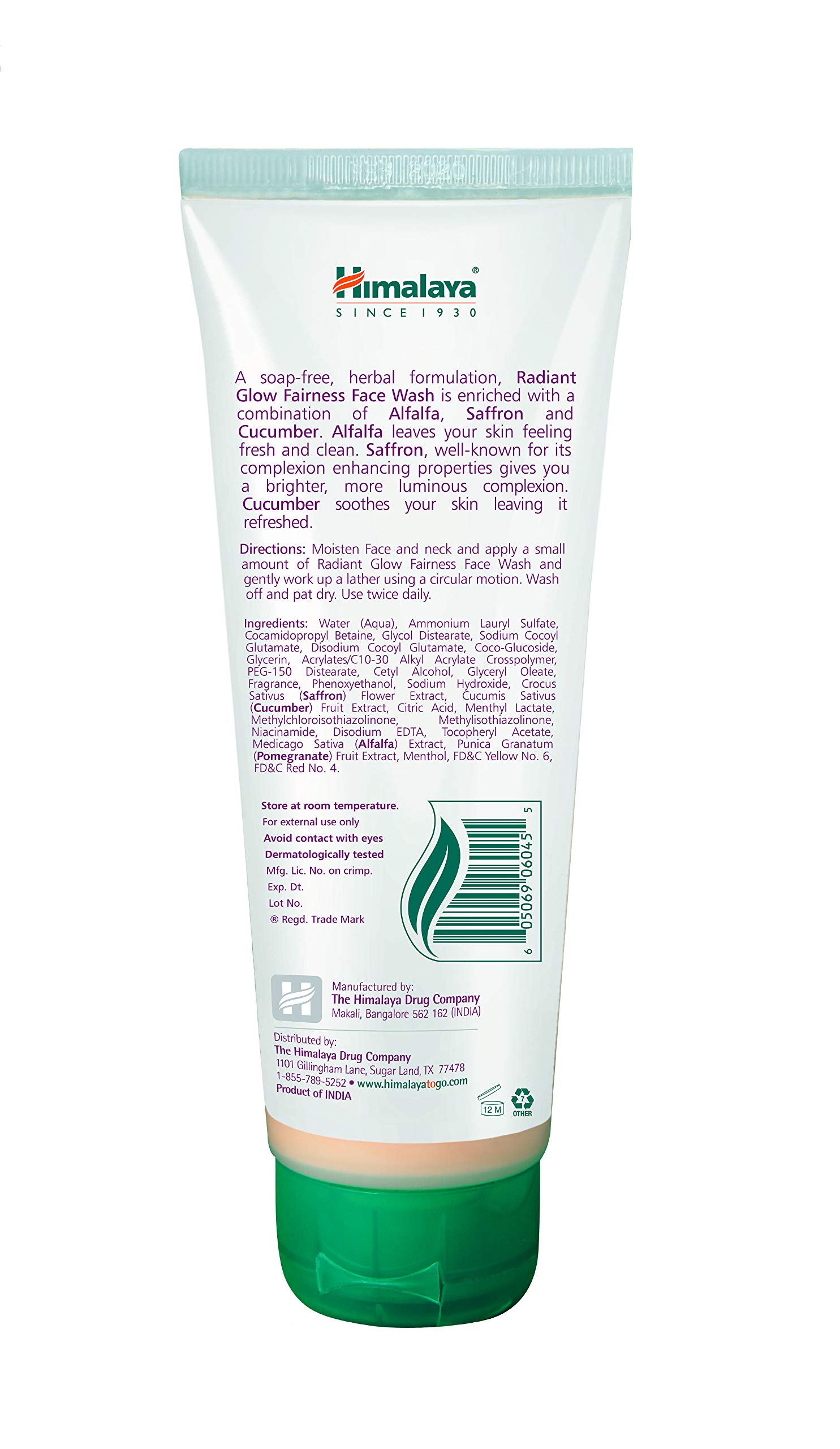 Foto 3 pulgar | Jabón Facial Himalaya Radiant Glow Fairness 100 Ml Con Azafrán - Venta Internacional.