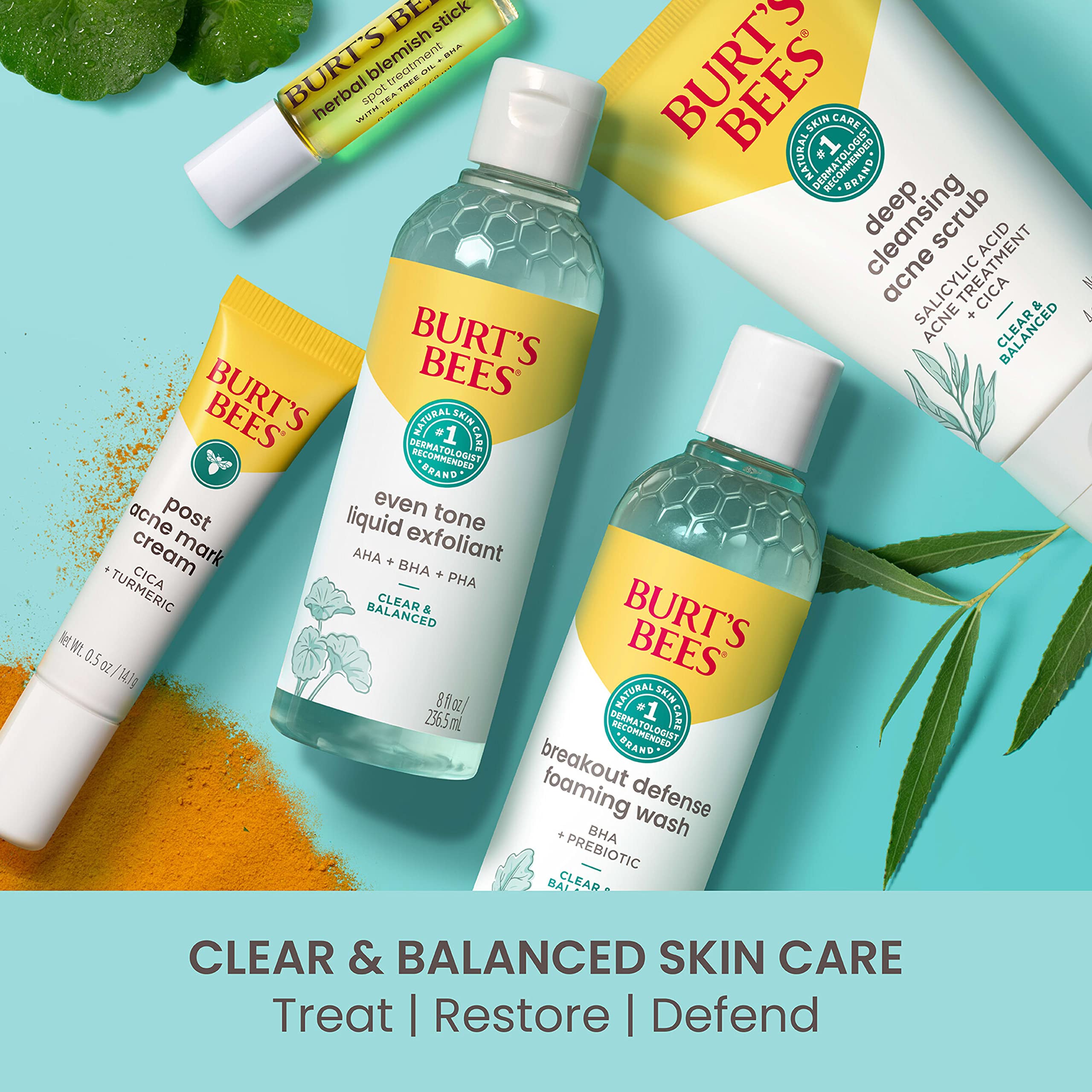 Foto 7 | Jabón Facial Espumoso Burt's Bees Bha Breakout Defense 240 Ml - Venta Internacional.