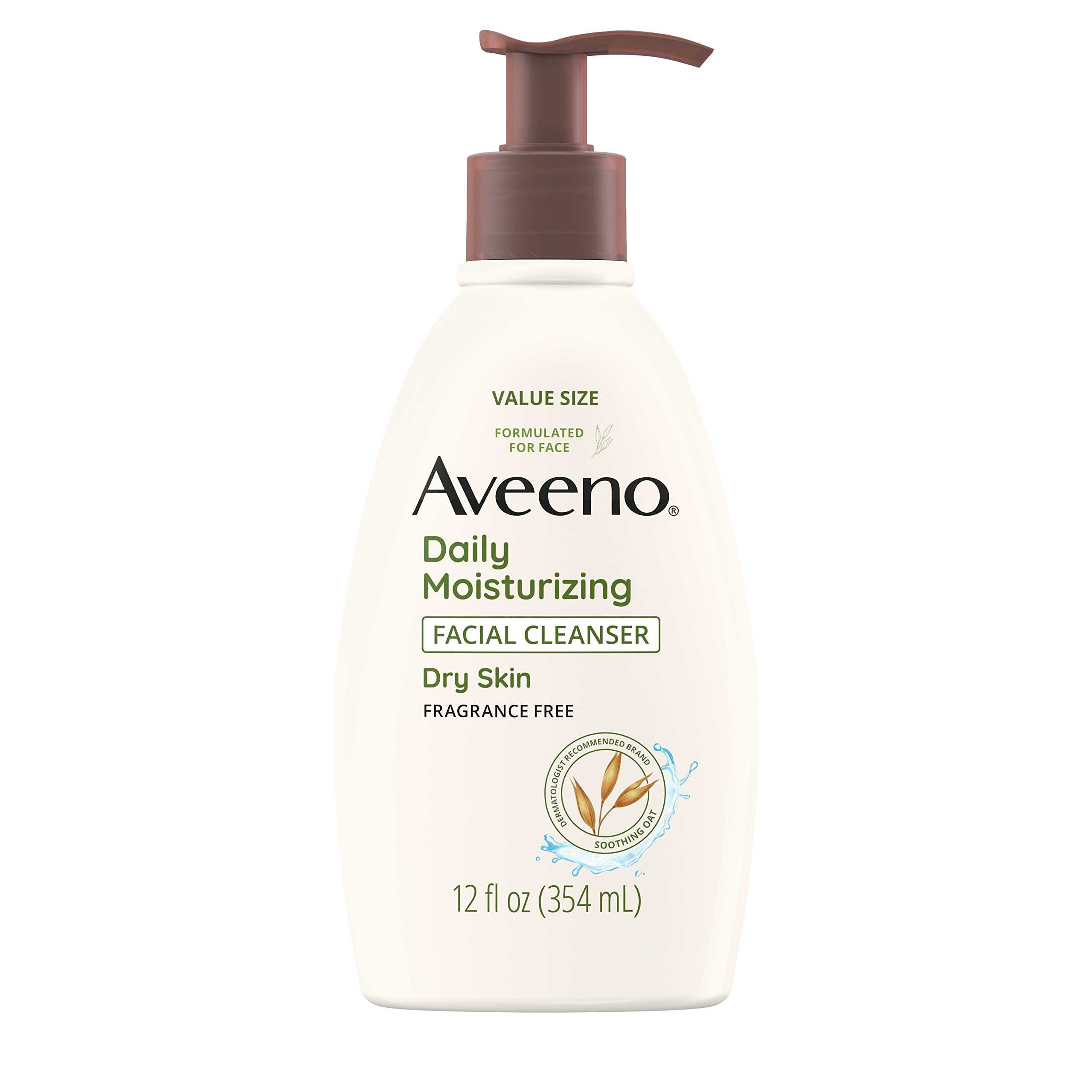 Foto 2 pulgar | Limpiador Facial Aveeno, Hidratante Diario Para Piel Seca, 355 Ml - Venta Internacional.