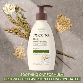 Foto 3 | Limpiador Facial Aveeno, Hidratante Diario Para Piel Seca, 355 Ml - Venta Internacional.
