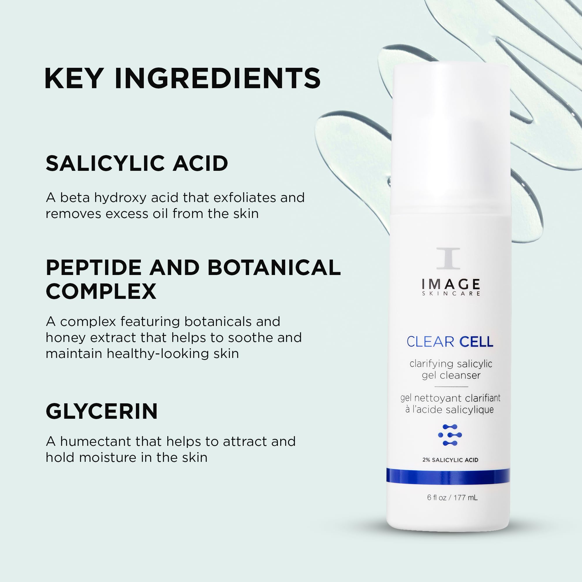 Foto 5 pulgar | Gel Salicílico Cleanser Image Skincare Clear Cell 180 Ml - Venta Internacional.