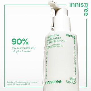 Foto 3 | Aceite Limpiador Hidratante De Aminoácidos De Té Verde Sin Innisfree 150 Ml - Venta Internacional.