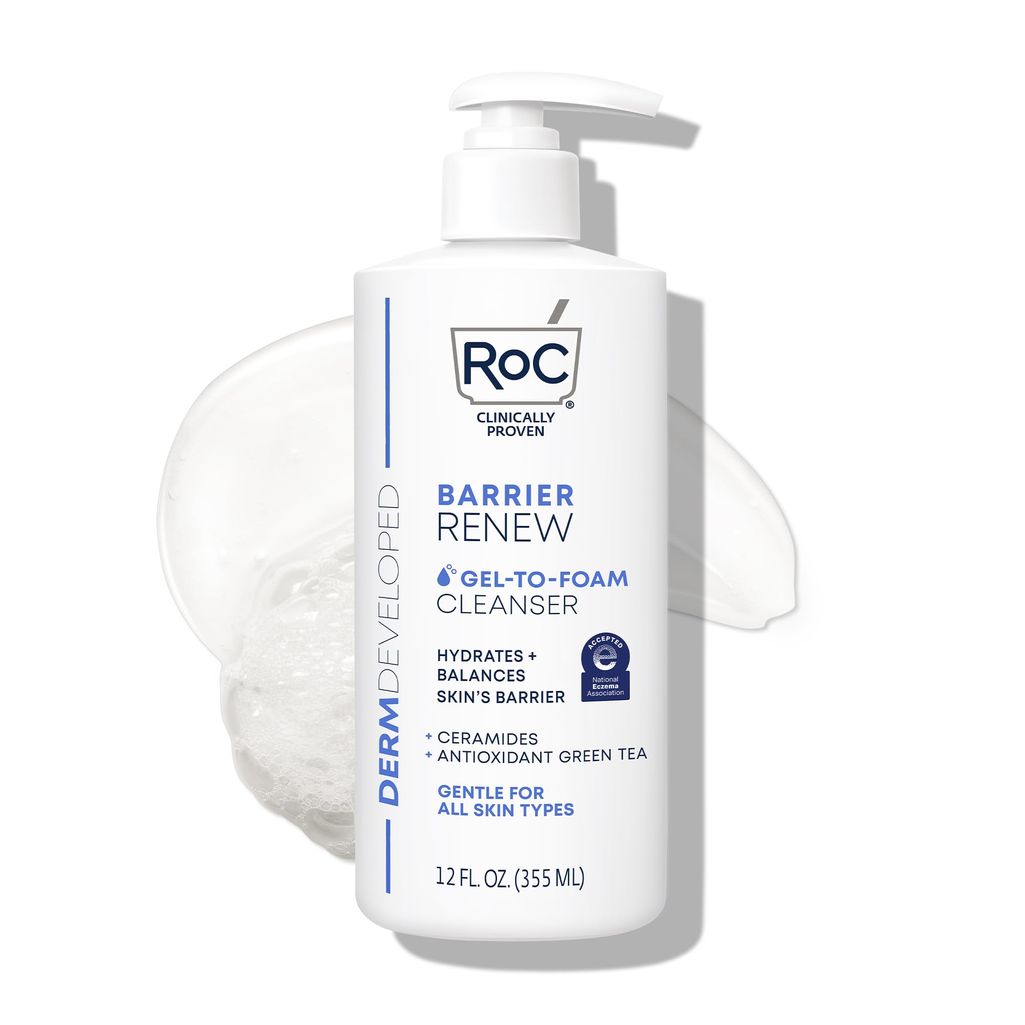 Foto 1 | Gel Limpiador Roc Barrier Renew Para Hacer Espuma, 355 Ml Con Ceramidas - Venta Internacional.