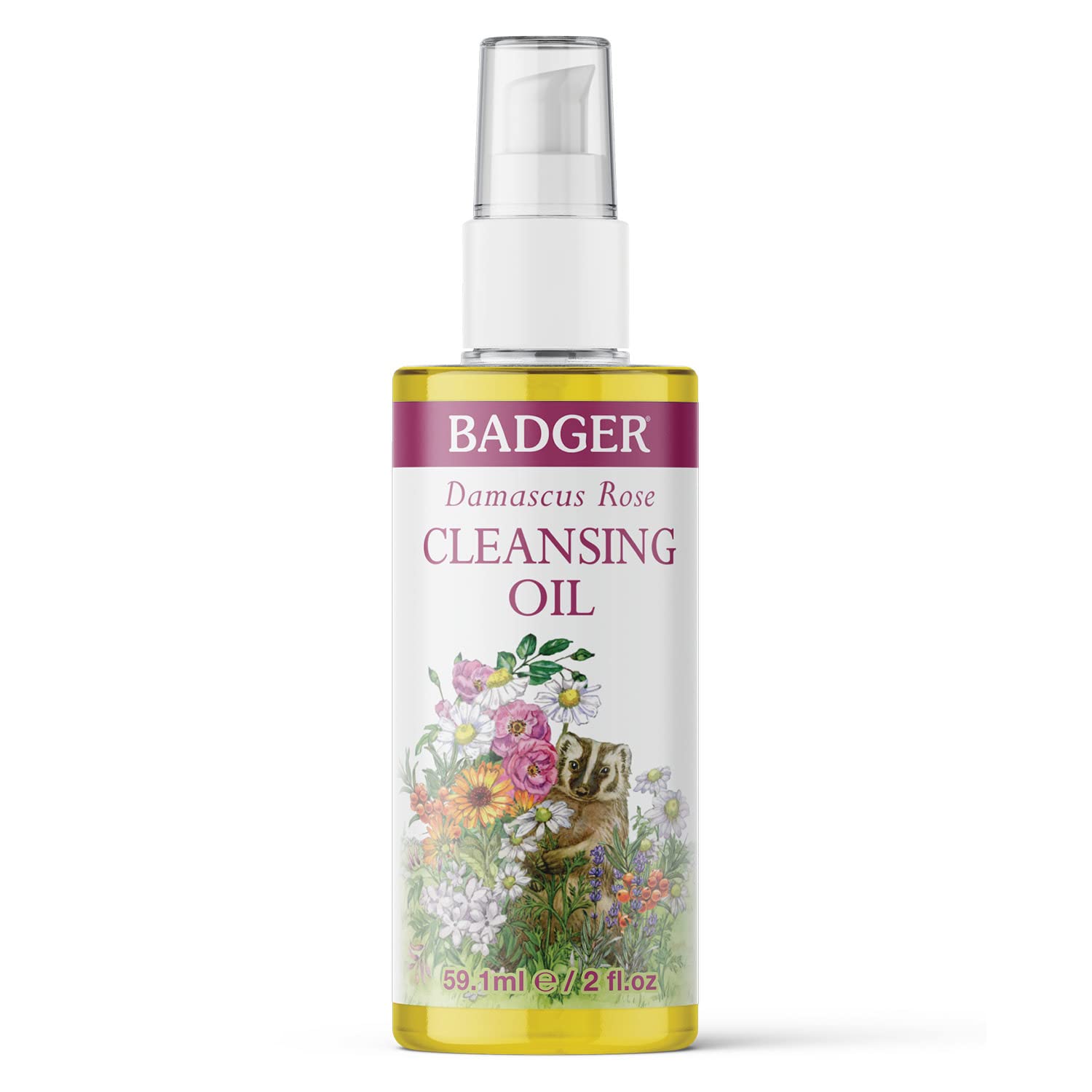 Foto 2 pulgar | Aceite Limpiador Facial Badger Damascus Rose 60 ml Certificado Orgánico - Venta Internacional